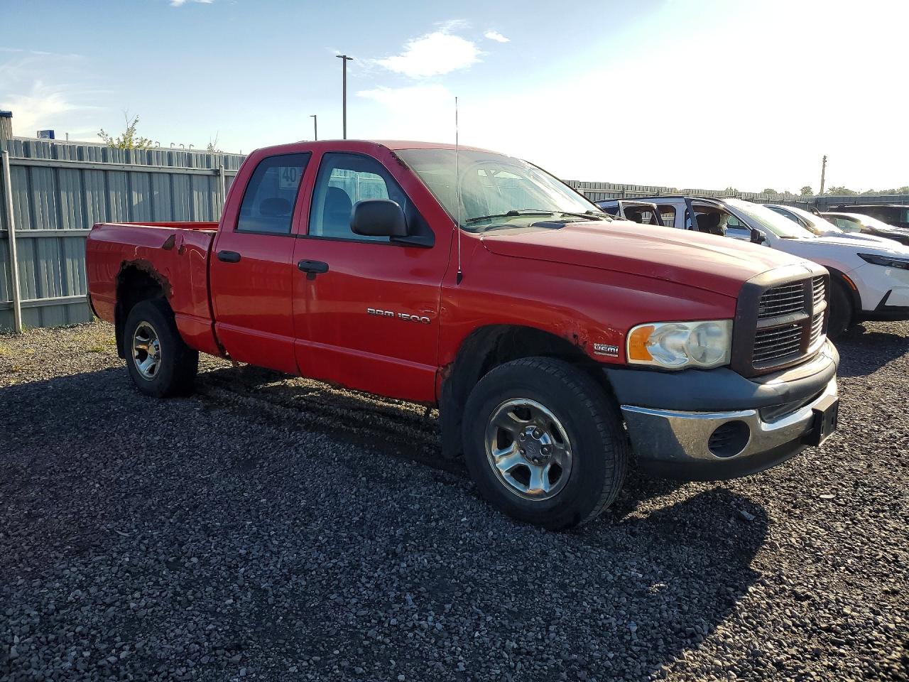 2005 Dodge Ram 1500 St Red vin: 1D7HU18D55J532159