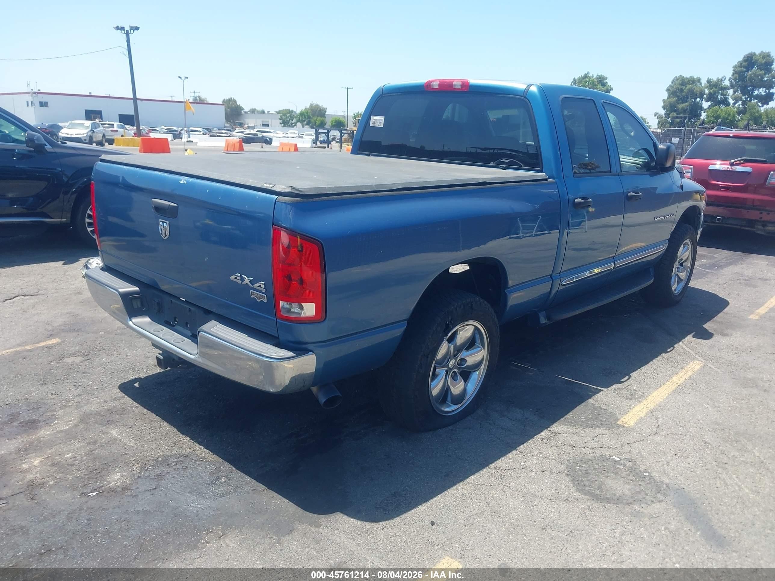 2005 Dodge Ram 1500 Slt/laramie Blue vin: 1D7HU18D55J608155