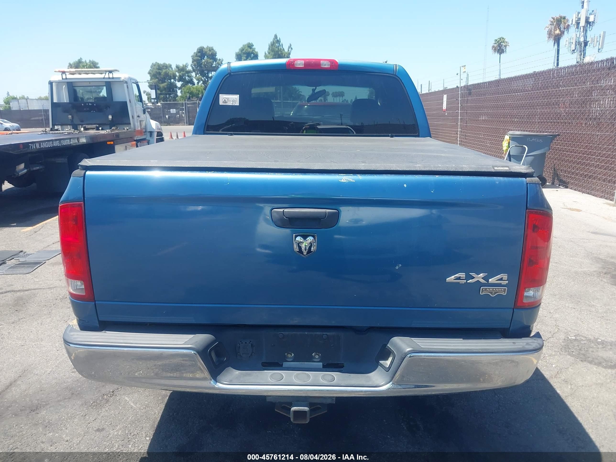 2005 Dodge Ram 1500 Slt/laramie Blue vin: 1D7HU18D55J608155