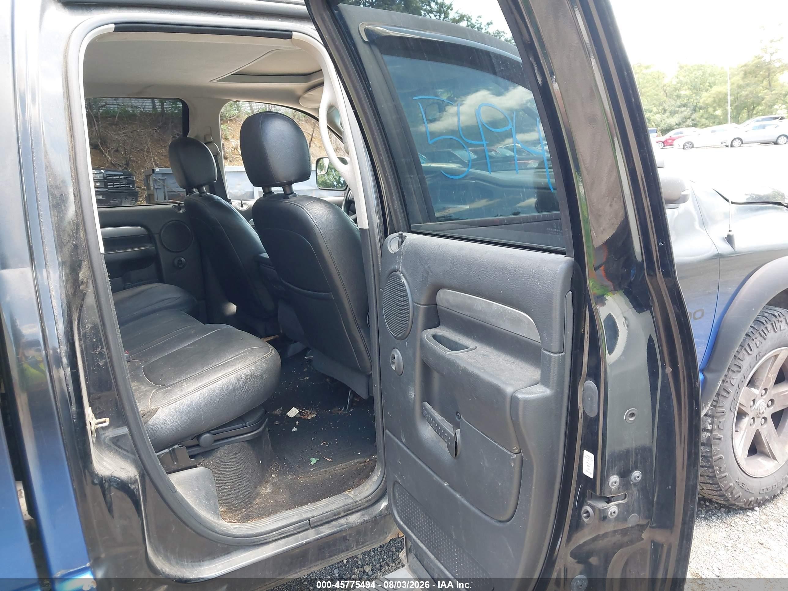 2005 Dodge Ram 1500 Slt/laramie Blue vin: 1D7HU18D55S124108