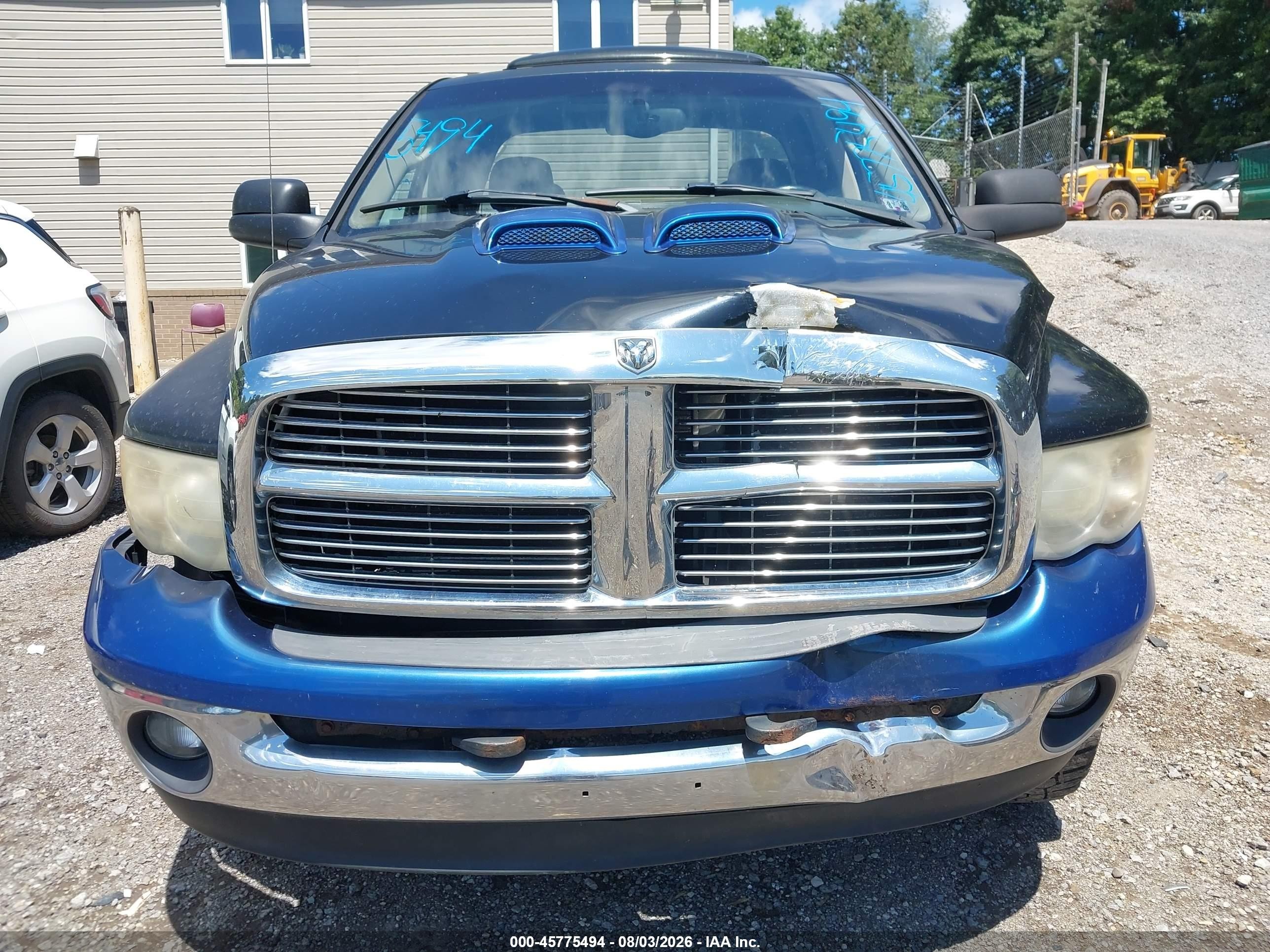 2005 Dodge Ram 1500 Slt/laramie Blue vin: 1D7HU18D55S124108
