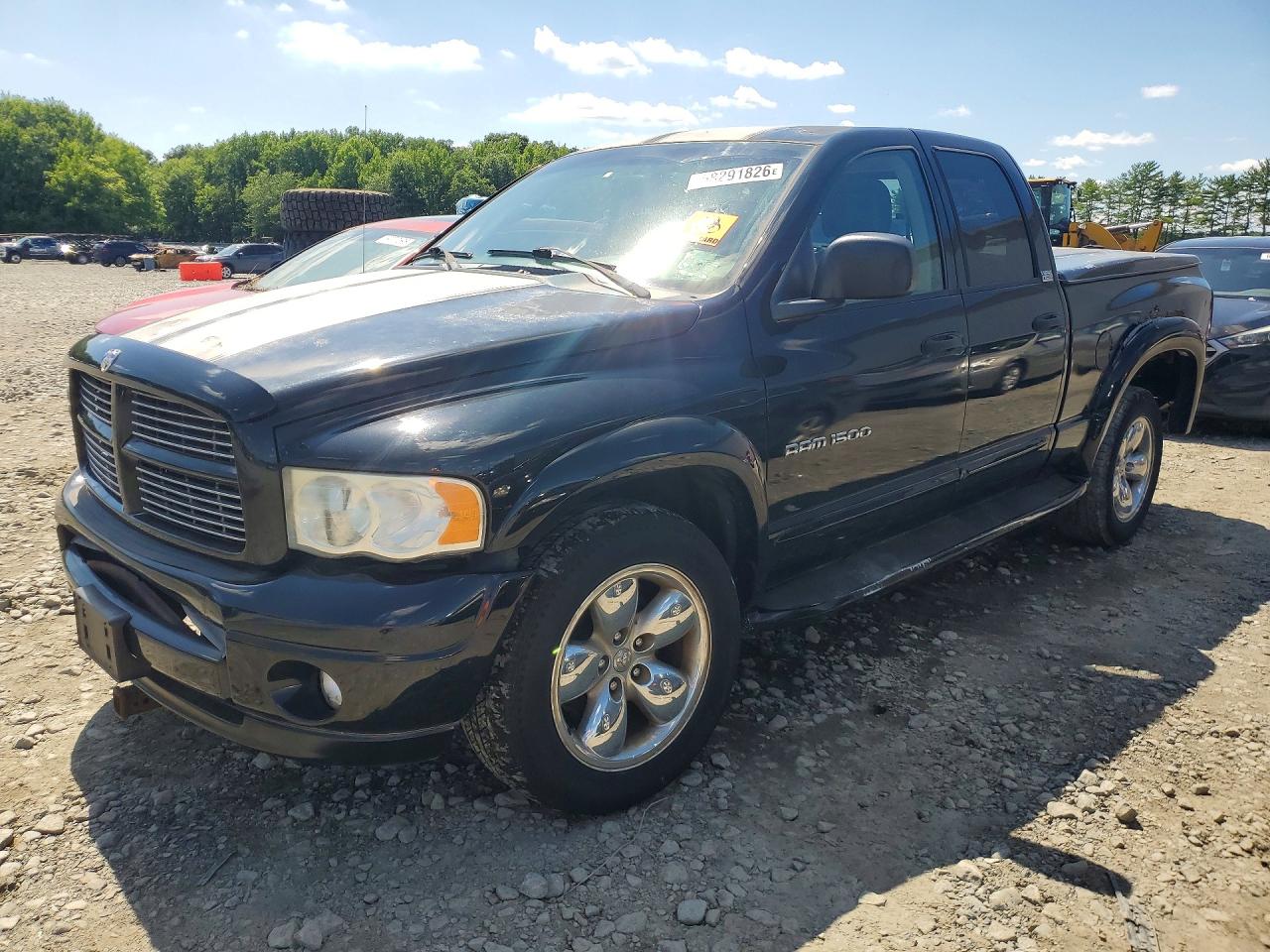 2005 Dodge Ram 1500 St Black vin: 1D7HU18D55S178721