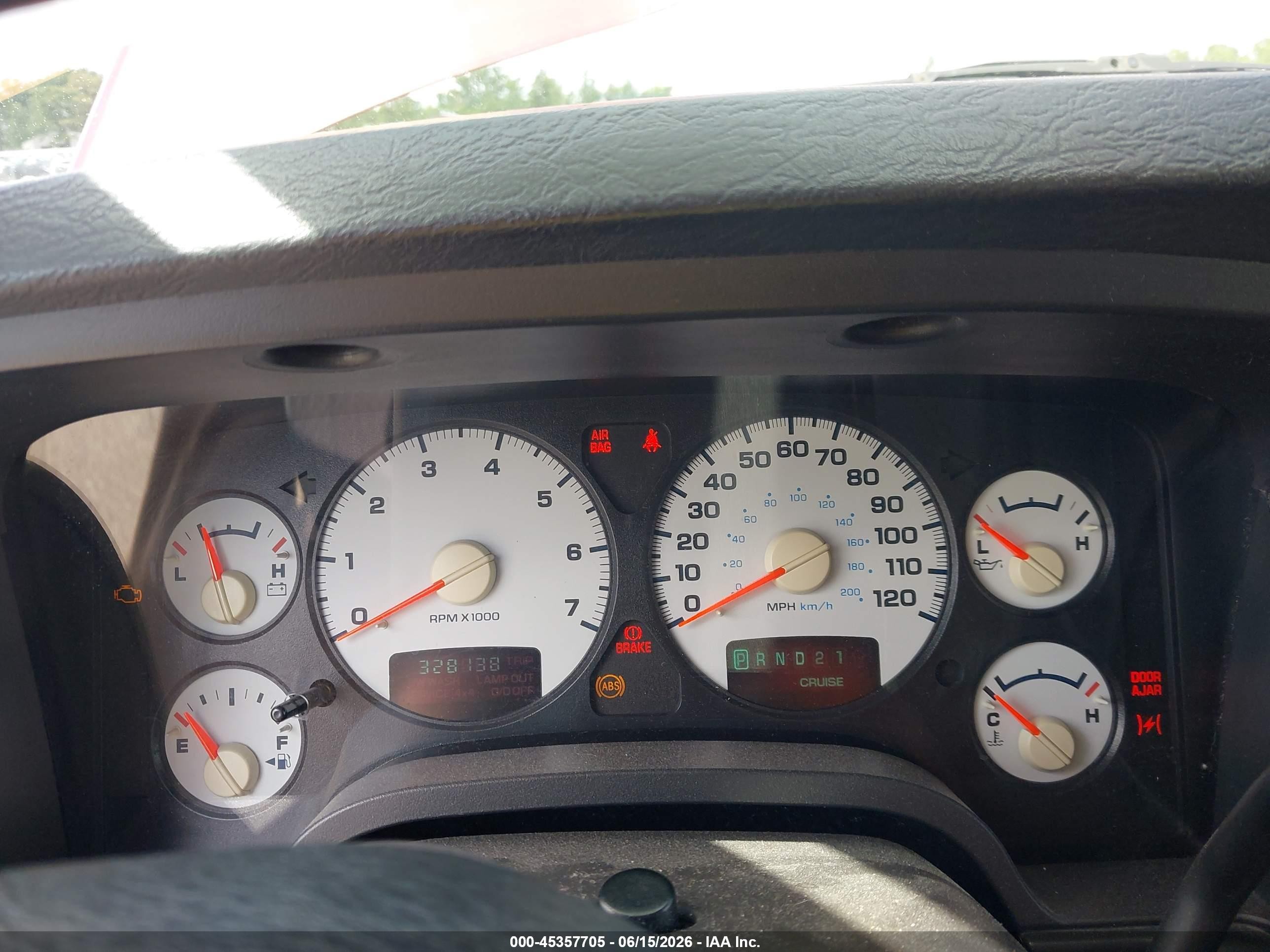 2003 Dodge Ram 1500 Slt/laramie/st Burgundy vin: 1D7HU18D63S282468