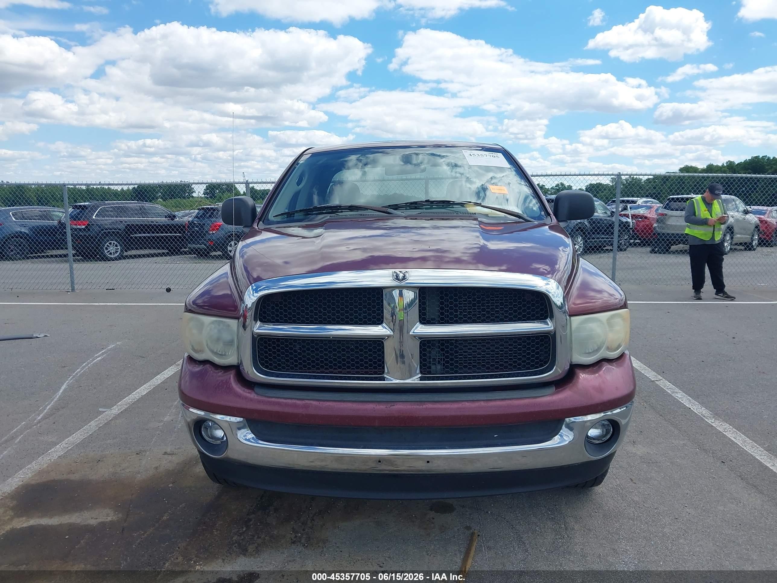 2003 Dodge Ram 1500 Slt/laramie/st Burgundy vin: 1D7HU18D63S282468