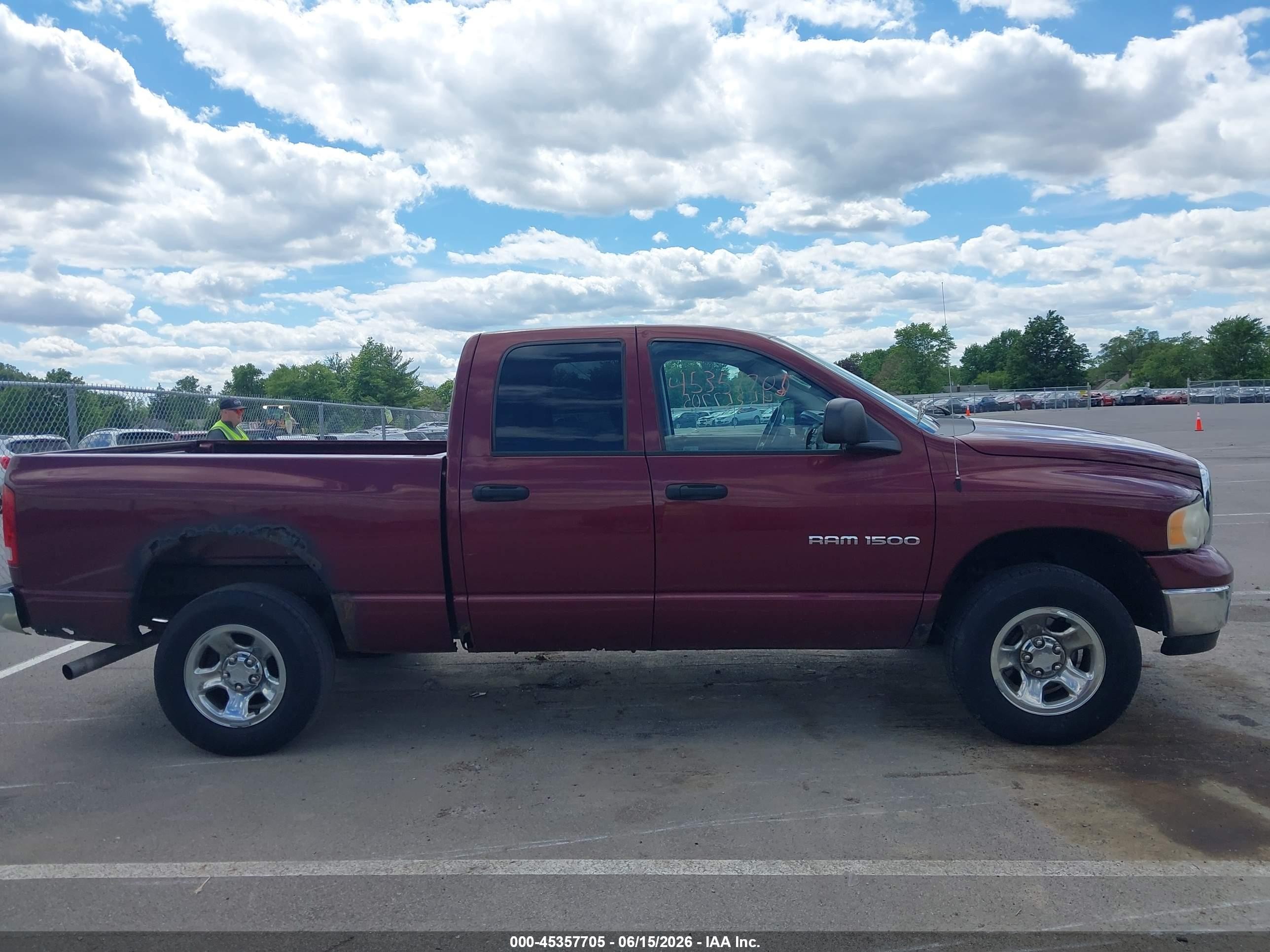 2003 Dodge Ram 1500 Slt/laramie/st Burgundy vin: 1D7HU18D63S282468