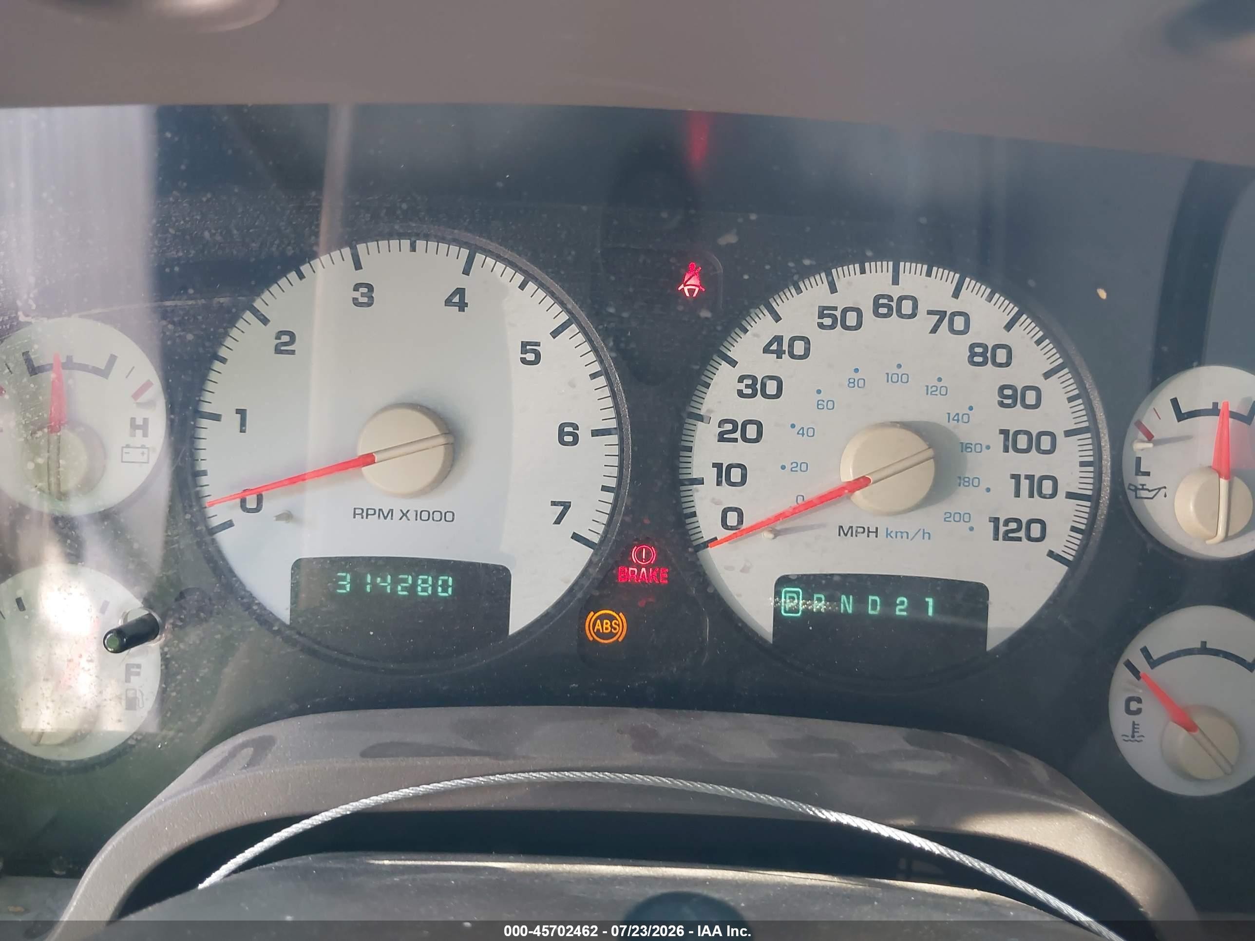 2003 Dodge Ram 1500 Slt/laramie/st Синий vin: 1D7HU18D63S351448