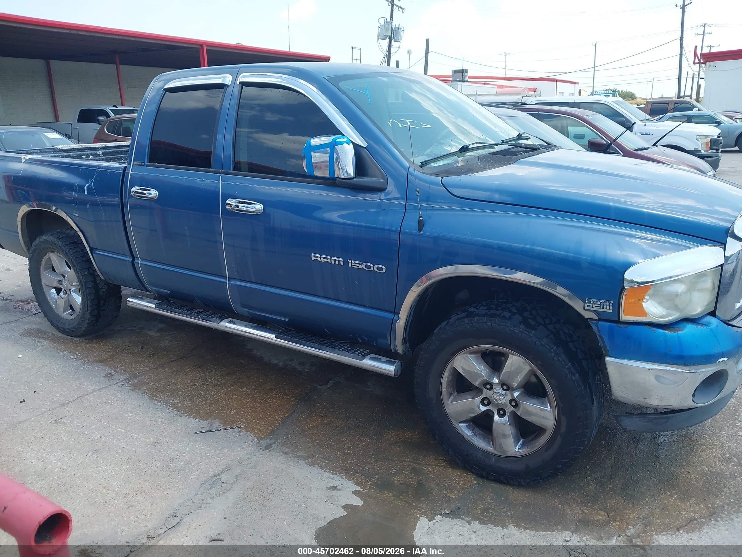 2003 Dodge Ram 1500 Slt/laramie/st Синий vin: 1D7HU18D63S351448