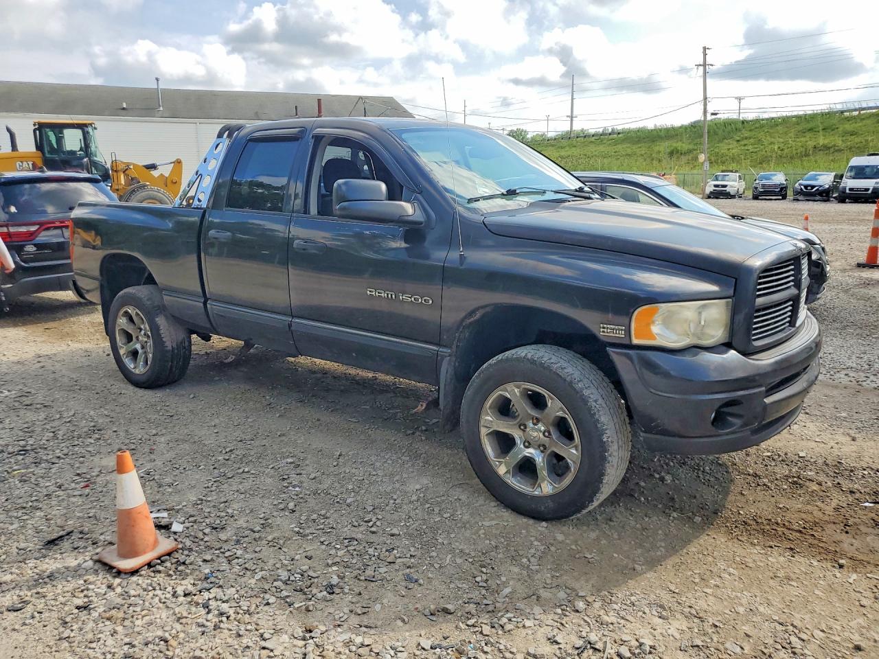 2004 Dodge Ram 1500 St Black vin: 1D7HU18D64J176500