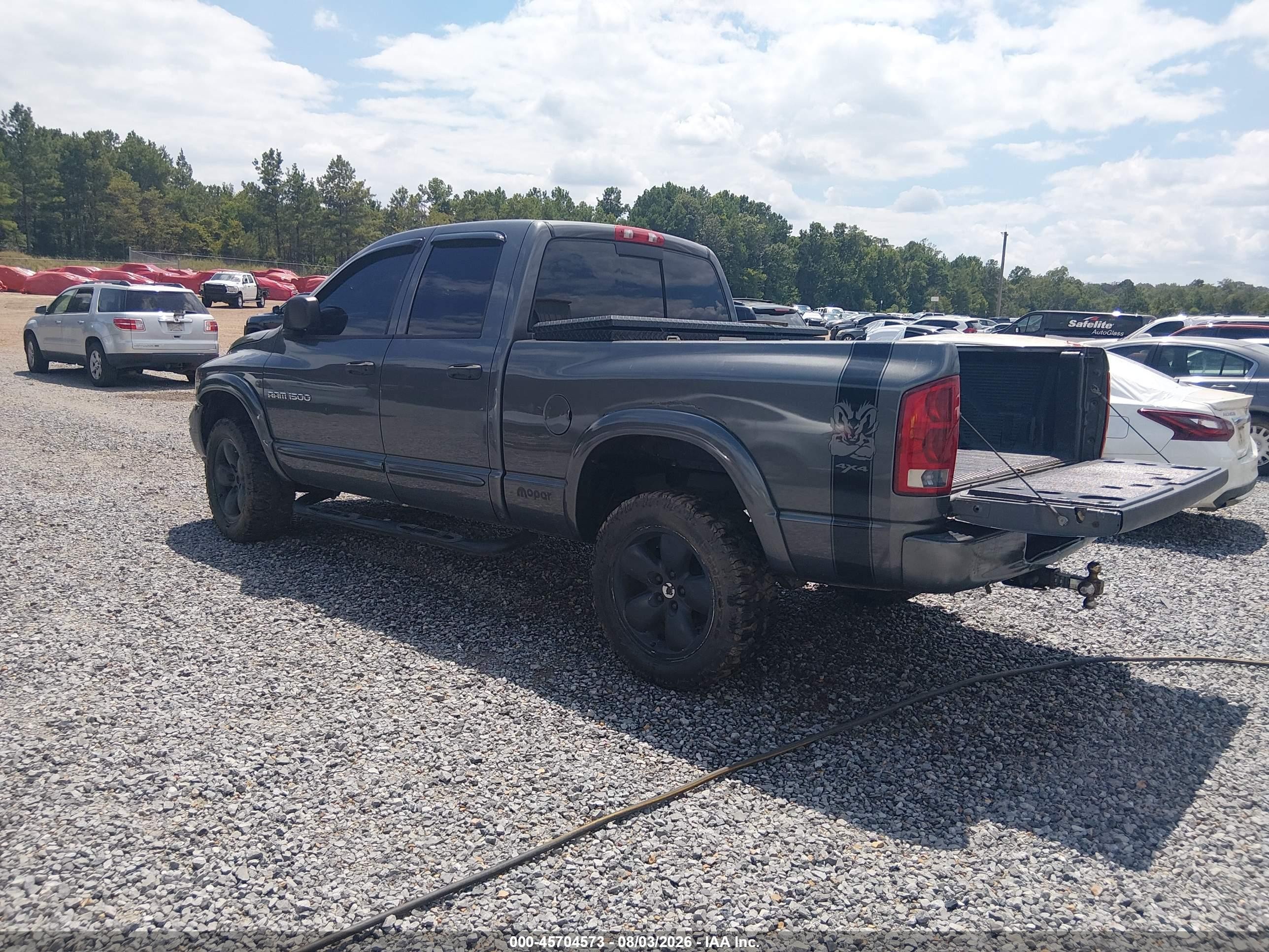 2004 Dodge Ram 1500 Slt/laramie Gray vin: 1D7HU18D64S569777
