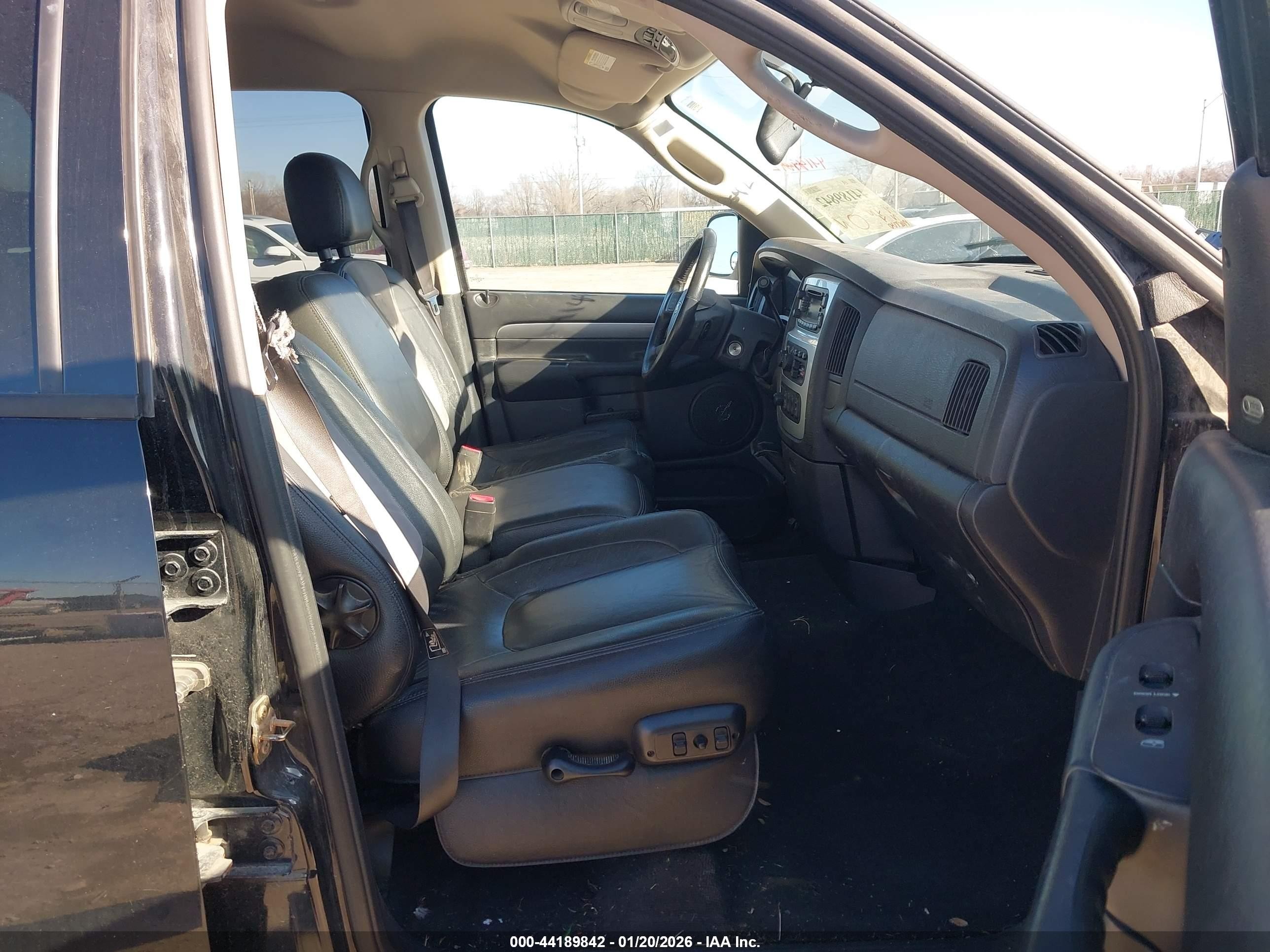 2005 Dodge Ram 1500 Slt/laramie Black vin: 1D7HU18D65S278682
