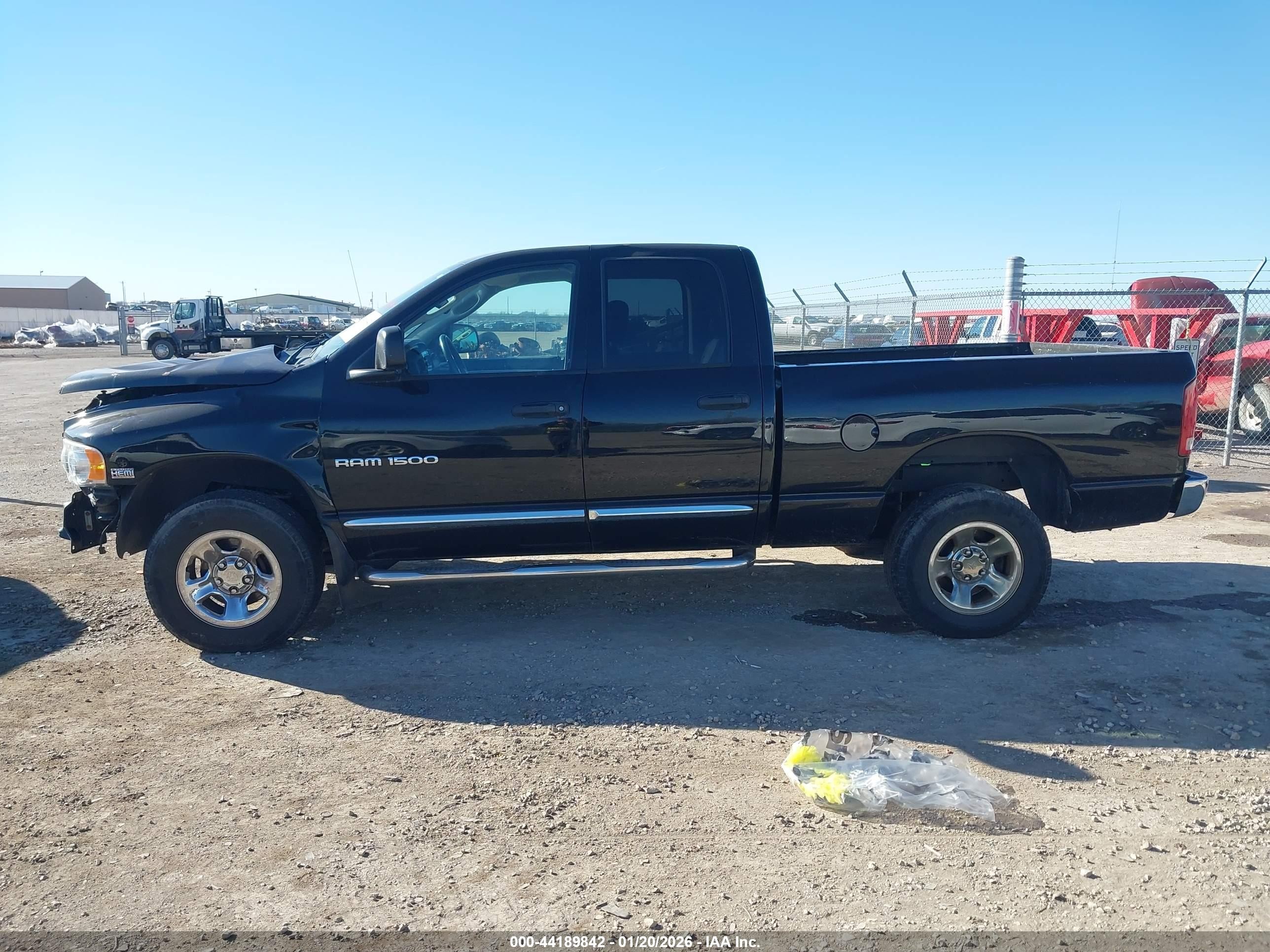 2005 Dodge Ram 1500 Slt/laramie Black vin: 1D7HU18D65S278682