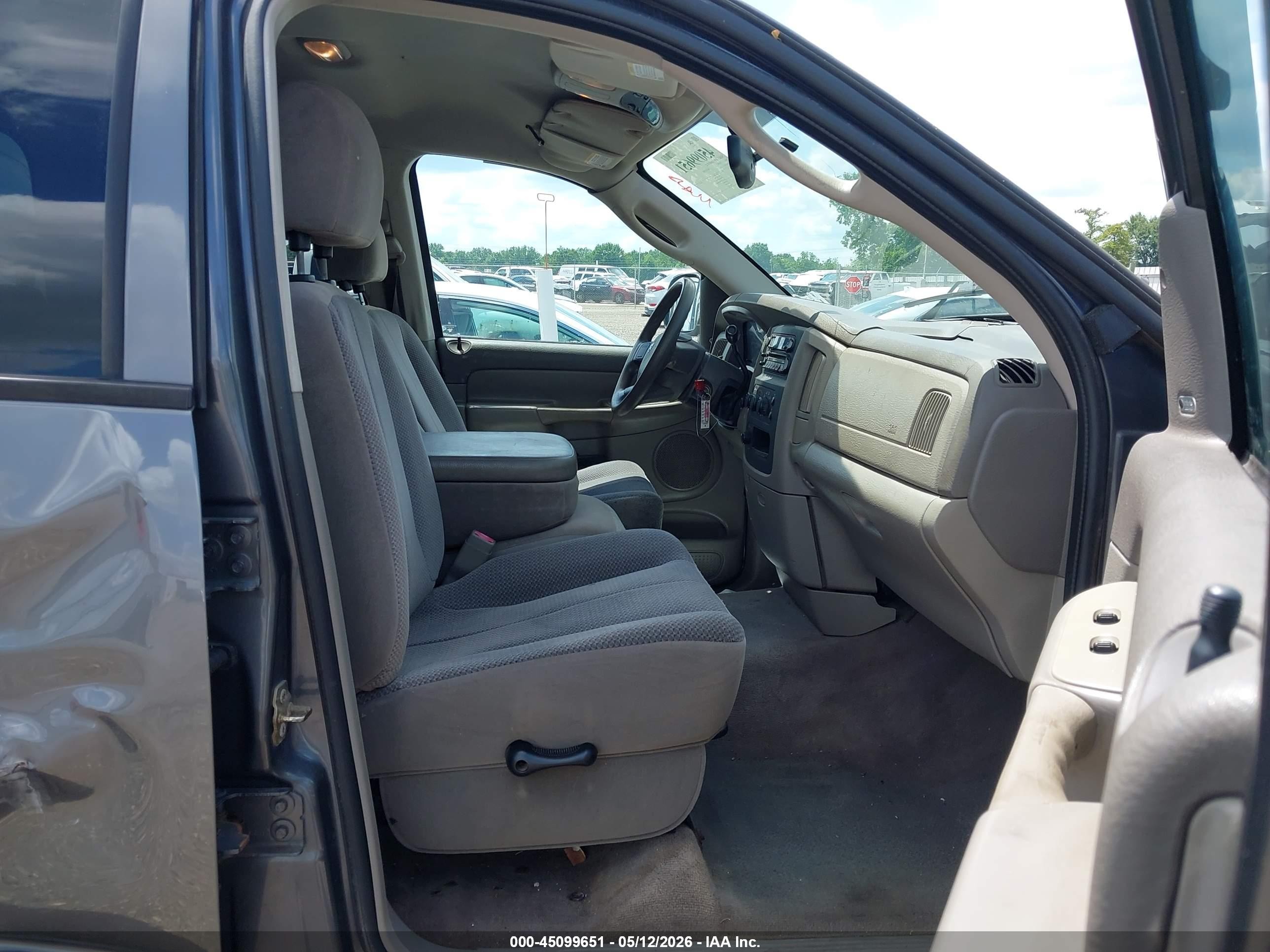 2004 Dodge Ram 1500 Slt/laramie Gray vin: 1D7HU18D74S513508