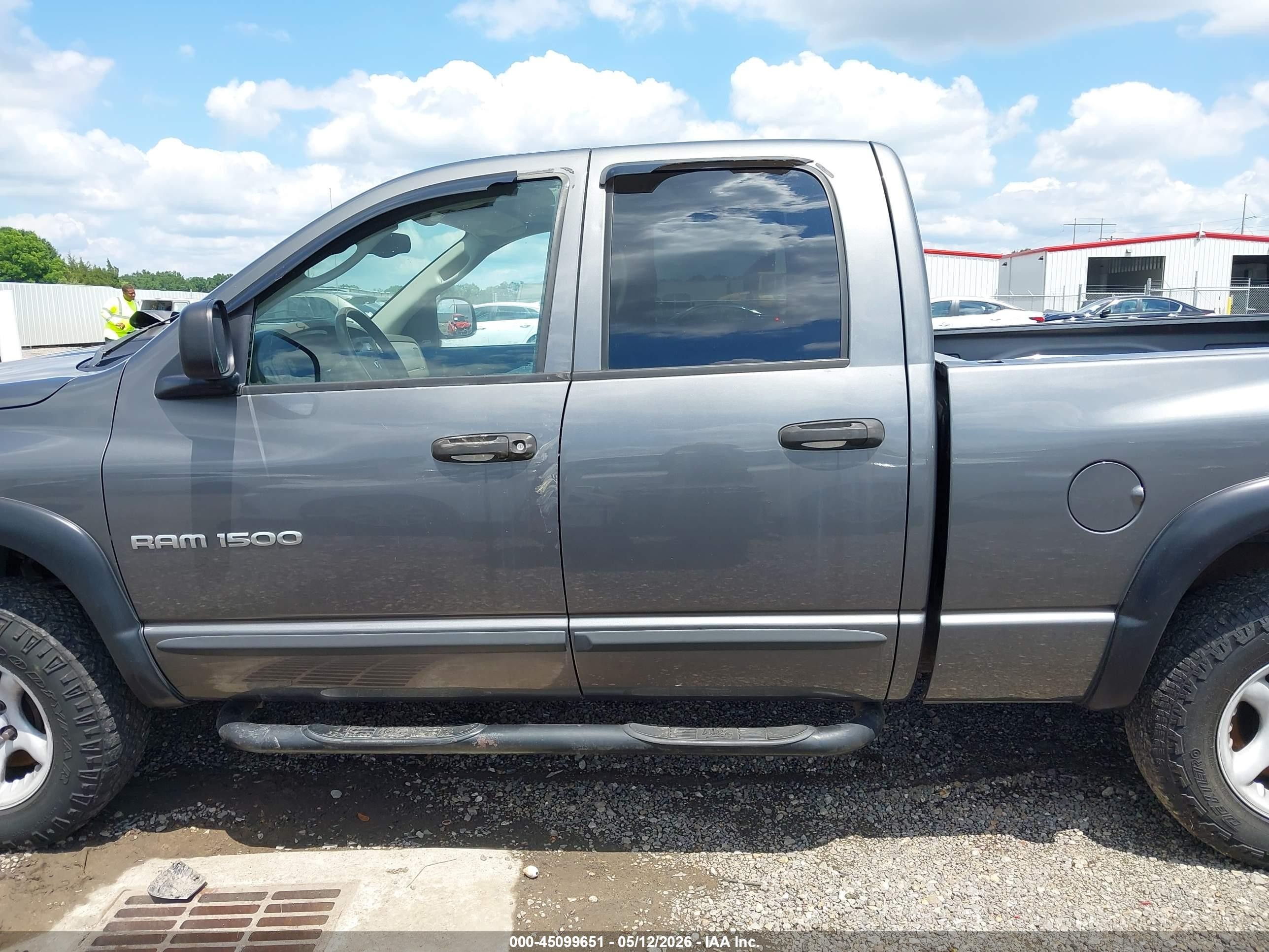 2004 Dodge Ram 1500 Slt/laramie Gray vin: 1D7HU18D74S513508