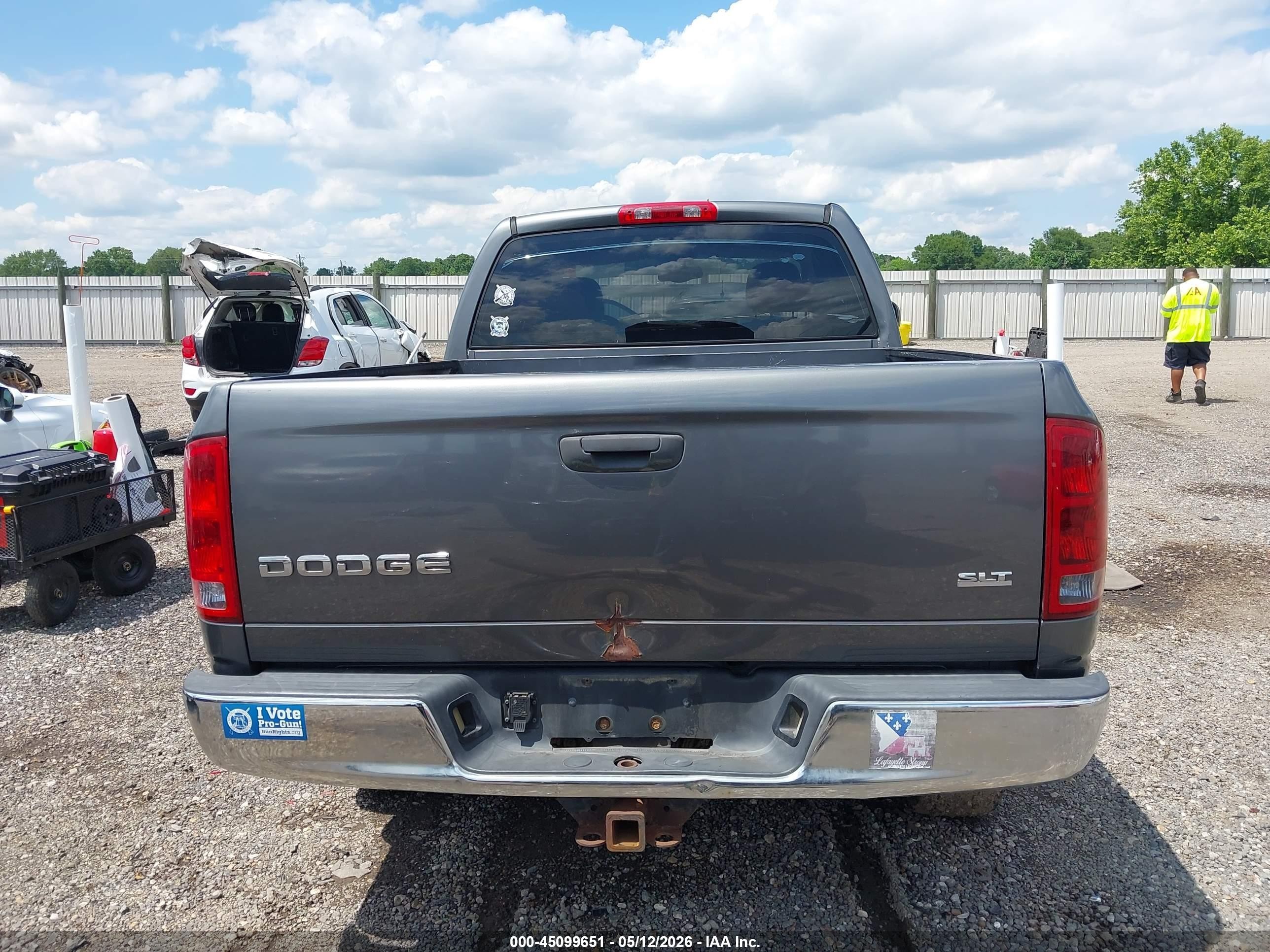 2004 Dodge Ram 1500 Slt/laramie Gray vin: 1D7HU18D74S513508