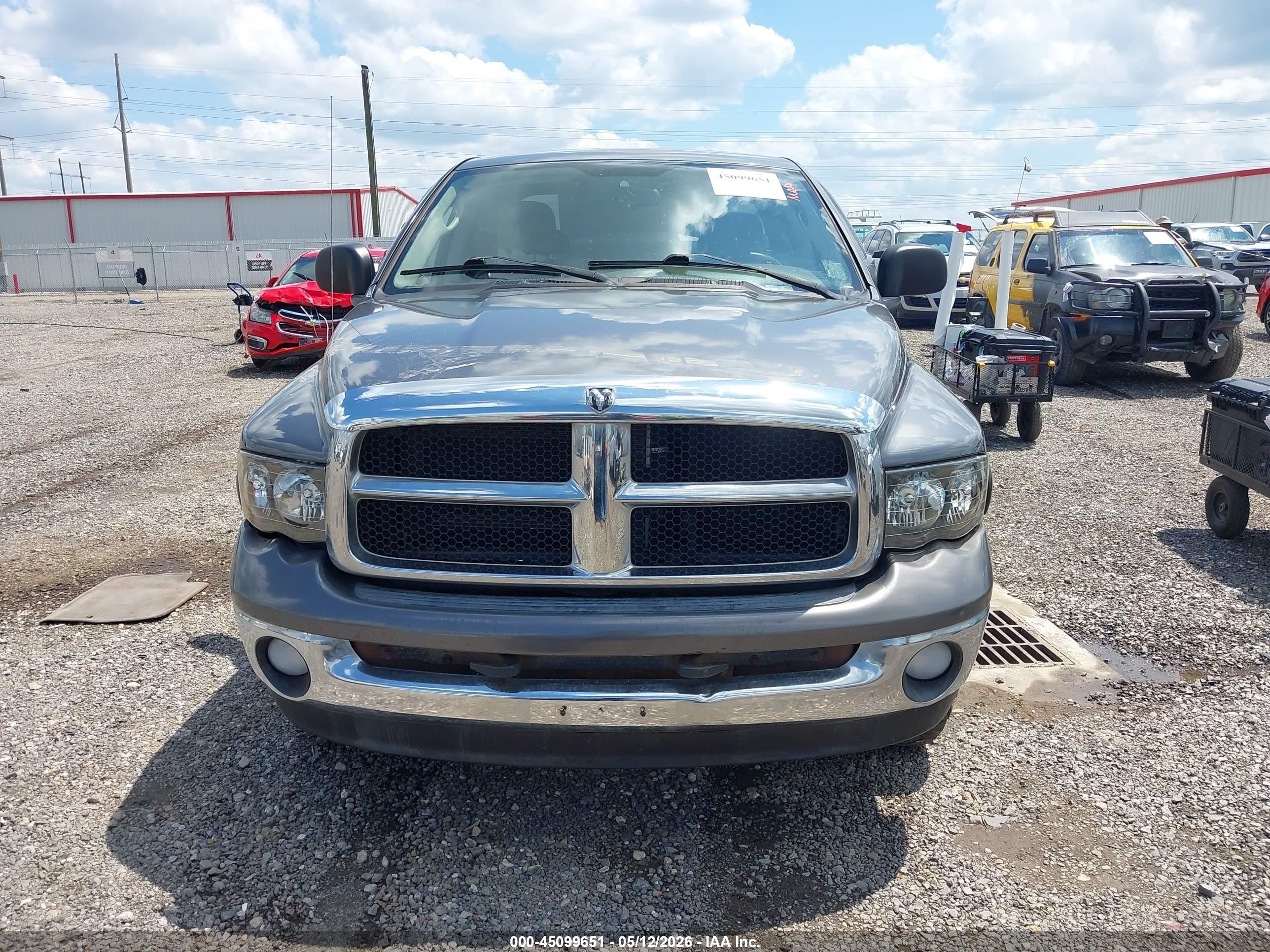 2004 Dodge Ram 1500 Slt/laramie Gray vin: 1D7HU18D74S513508