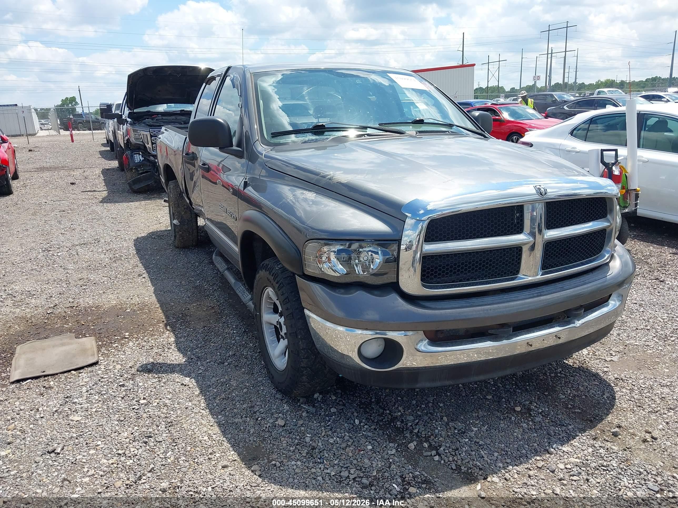 2004 Dodge Ram 1500 Slt/laramie Серый vin: 1D7HU18D74S513508