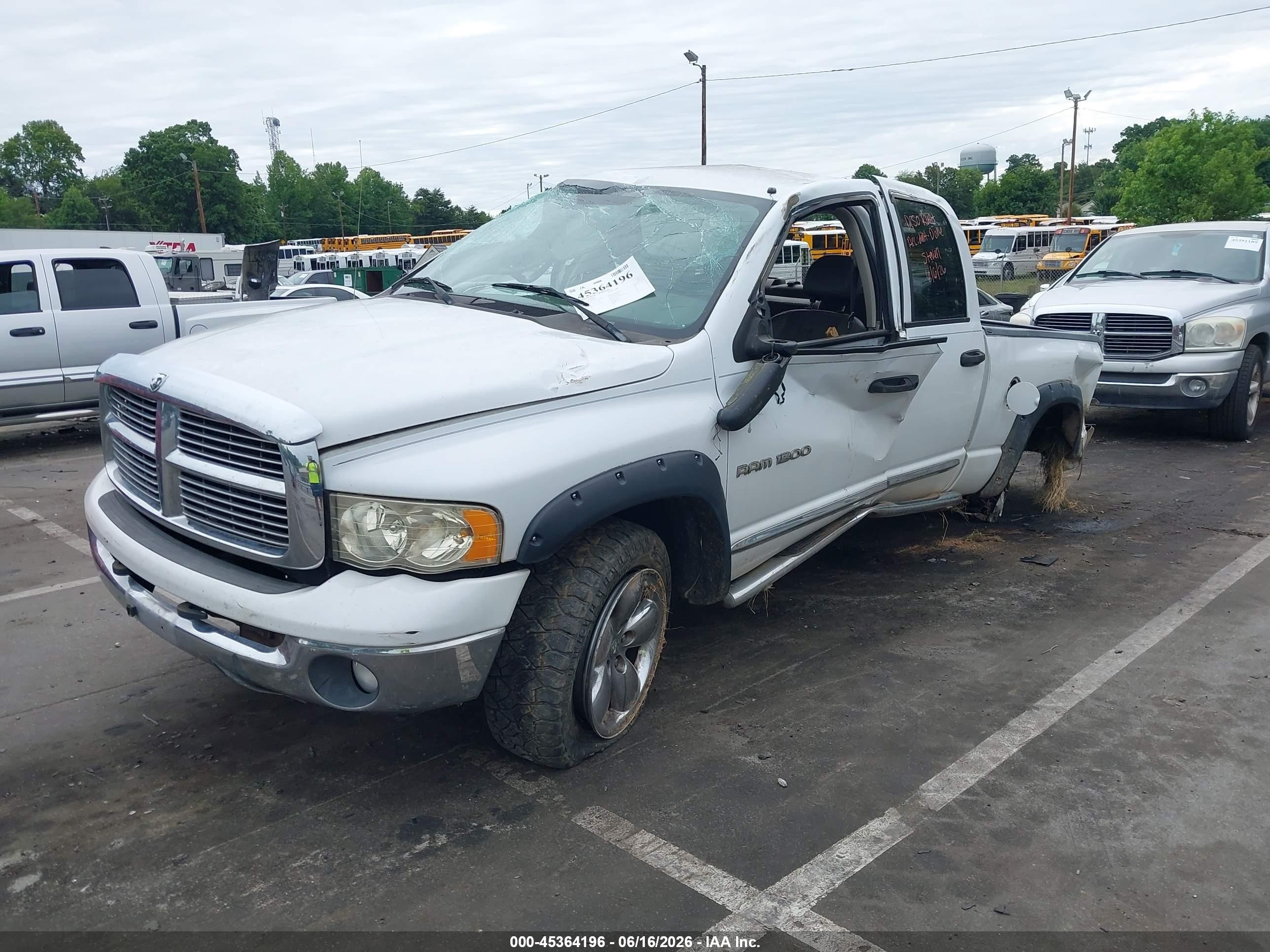 2004 Dodge Ram 1500 Slt/laramie White vin: 1D7HU18D74S686140
