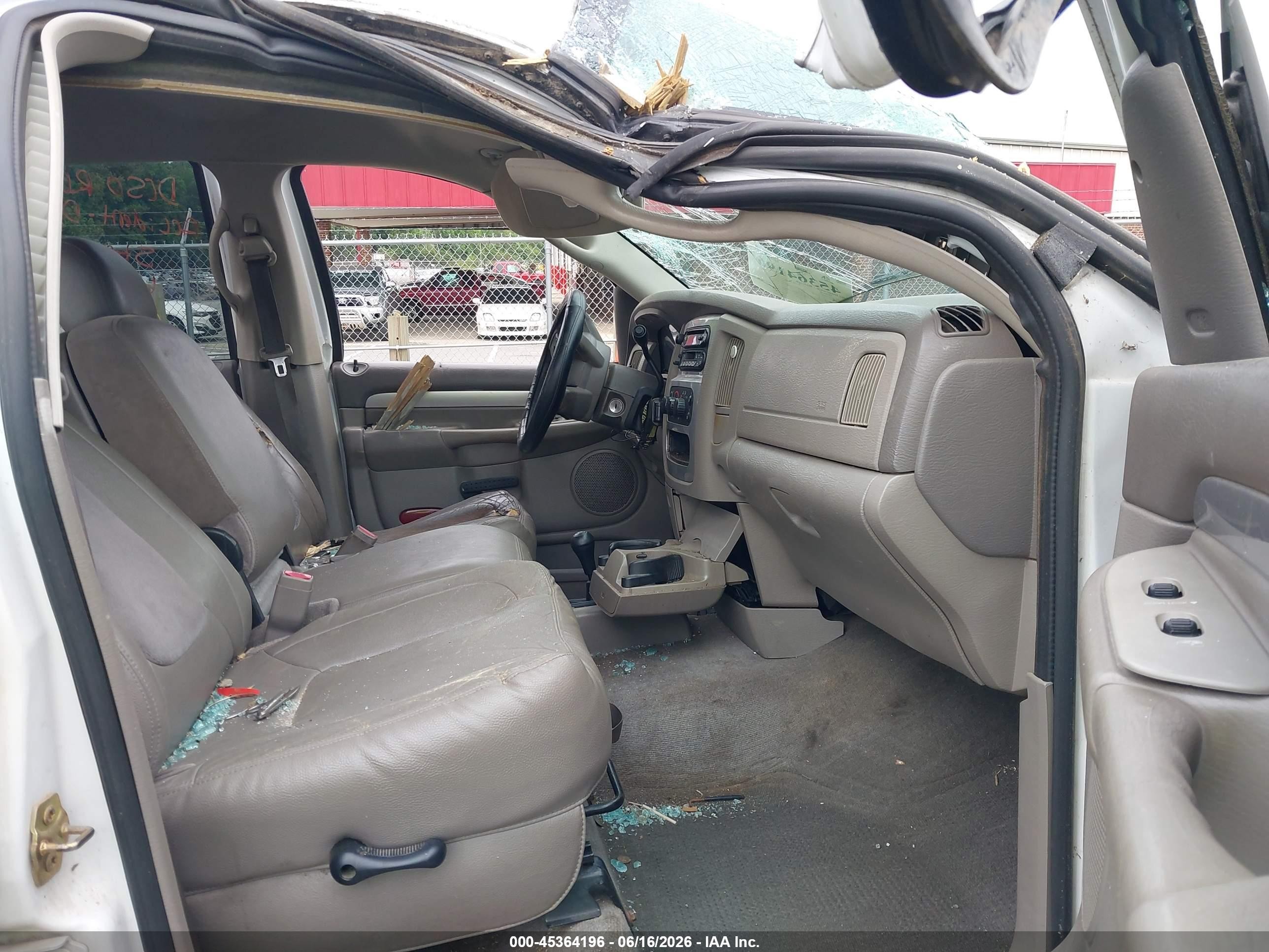 2004 Dodge Ram 1500 Slt/laramie White vin: 1D7HU18D74S686140