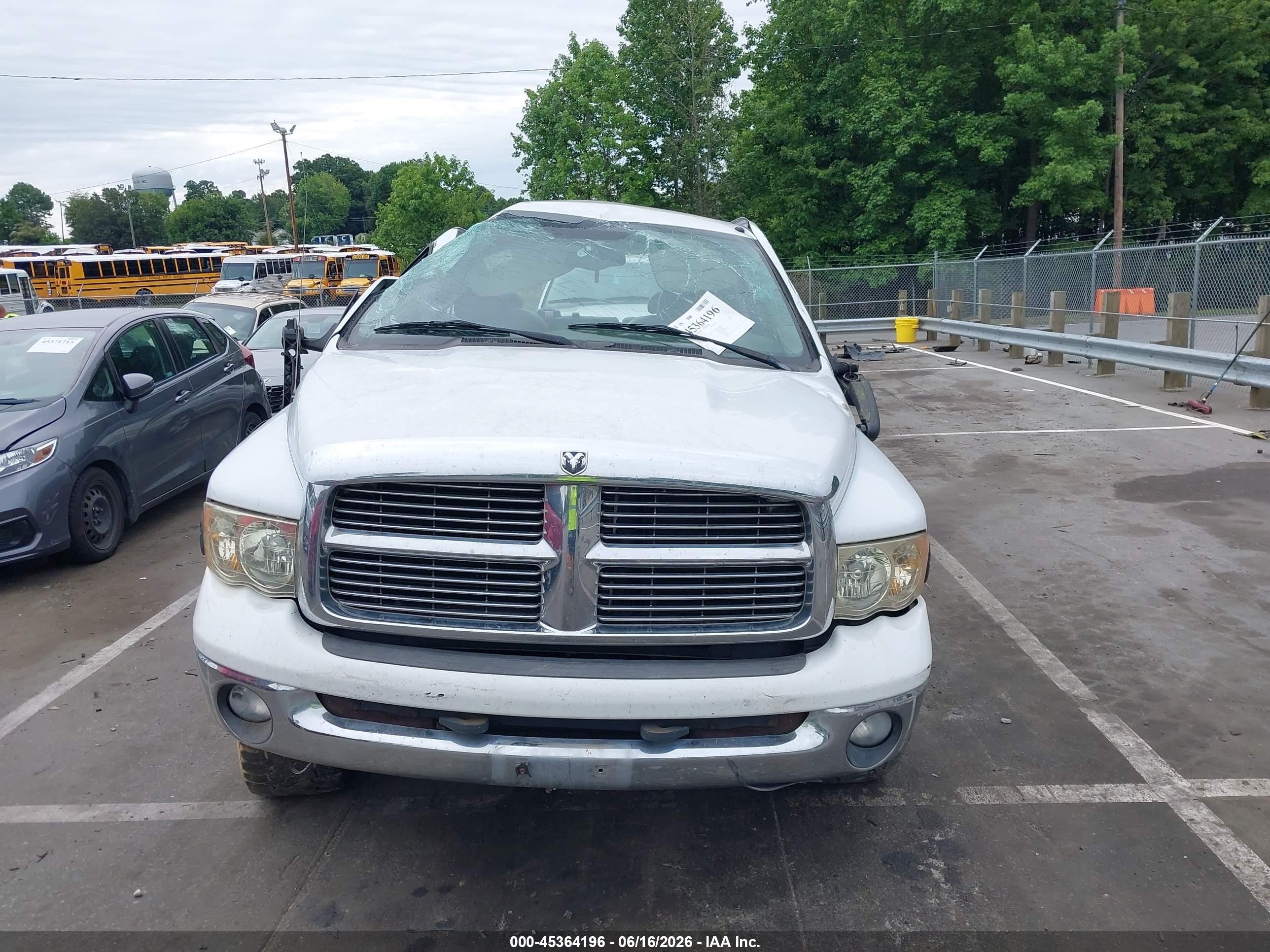 2004 Dodge Ram 1500 Slt/laramie White vin: 1D7HU18D74S686140