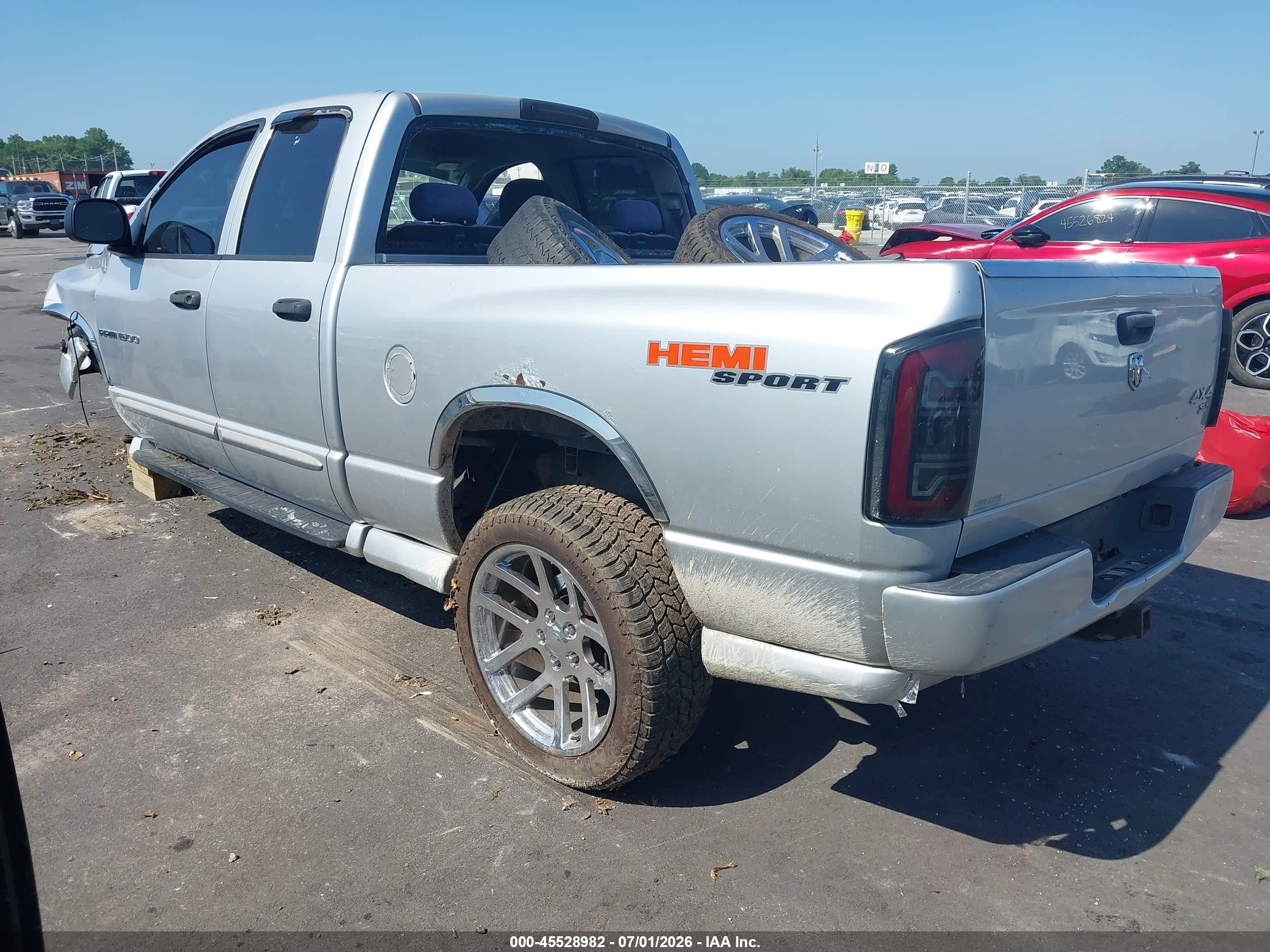 2005 Dodge Ram 1500 Slt/laramie Silver vin: 1D7HU18D75J520403
