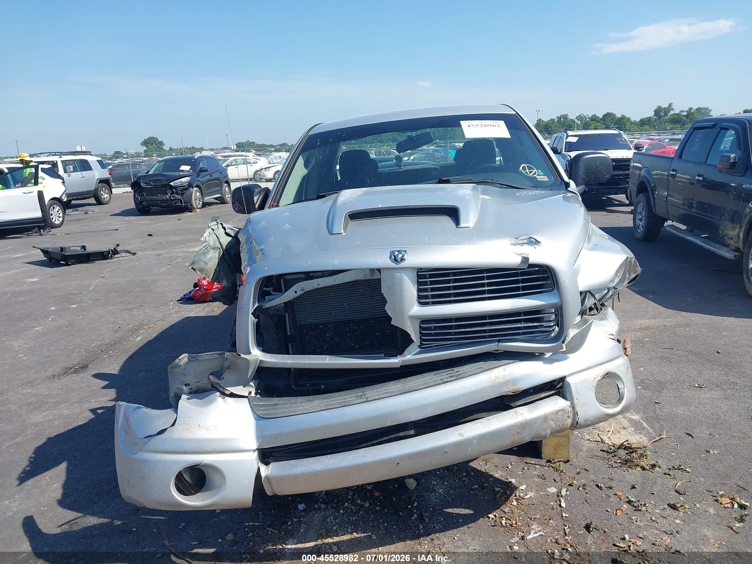 2005 Dodge Ram 1500 Slt/laramie Silver vin: 1D7HU18D75J520403