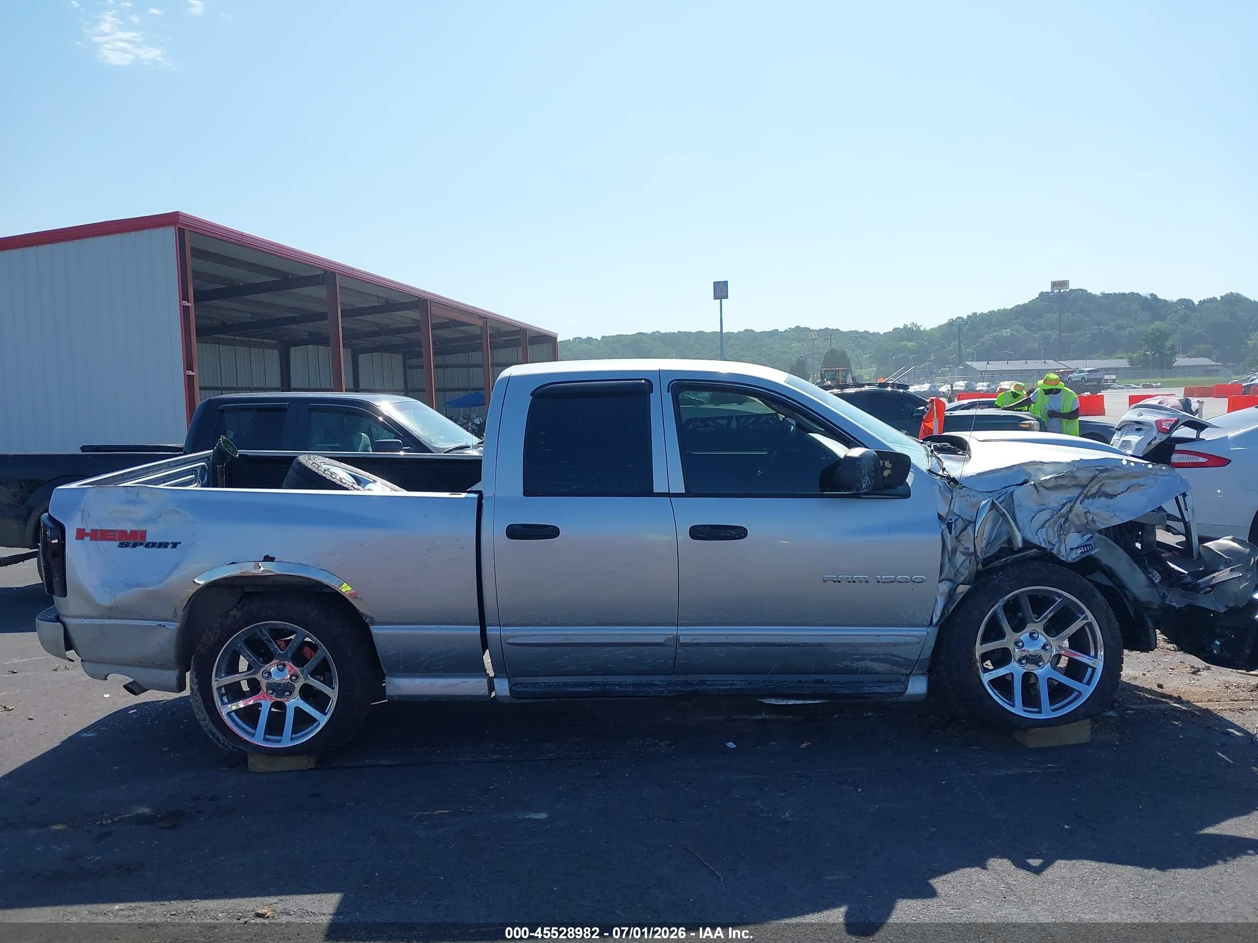 2005 Dodge Ram 1500 Slt/laramie Silver vin: 1D7HU18D75J520403