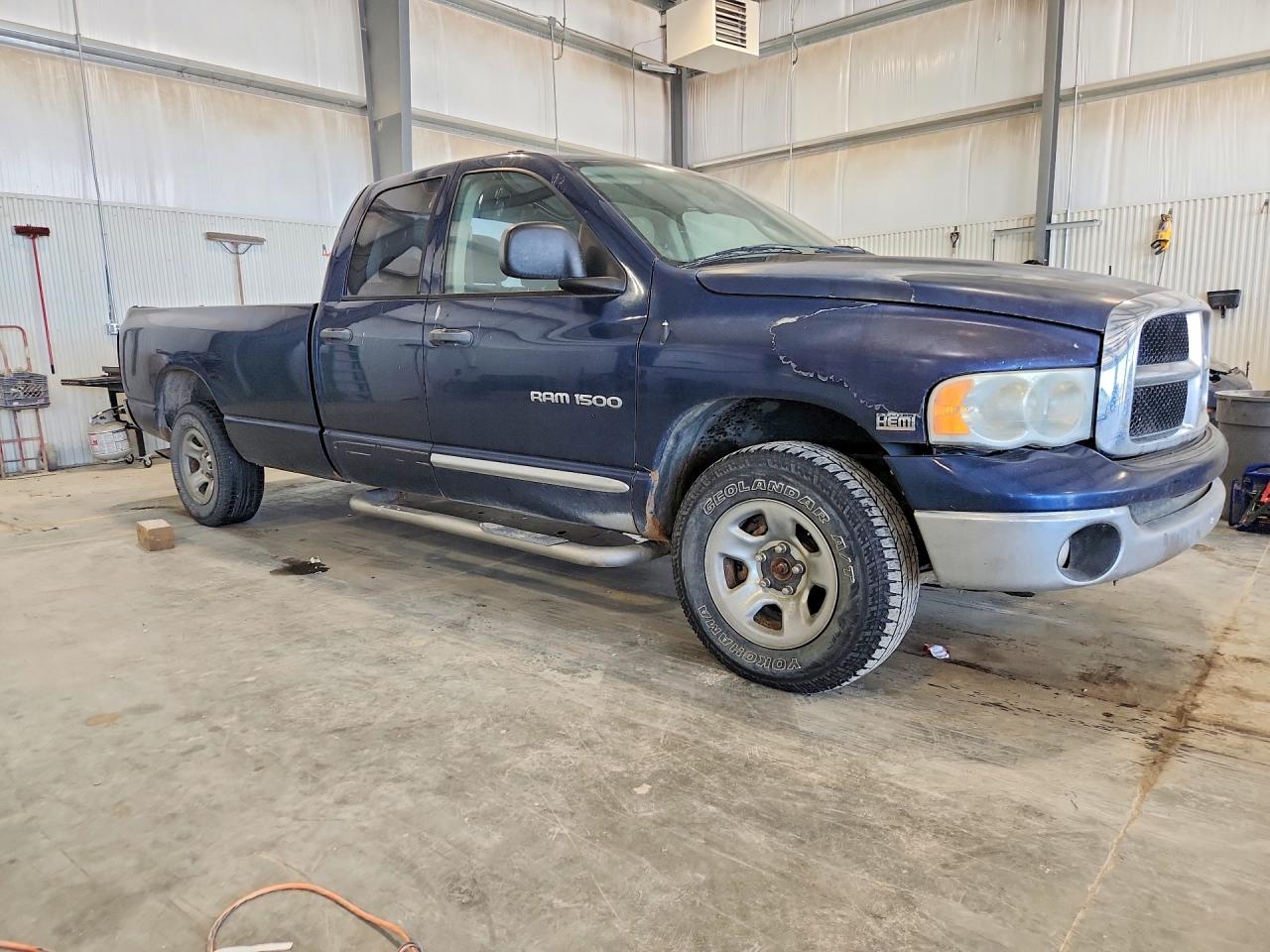 2005 Dodge Ram 1500 St Синий vin: 1D7HU18D75J584618