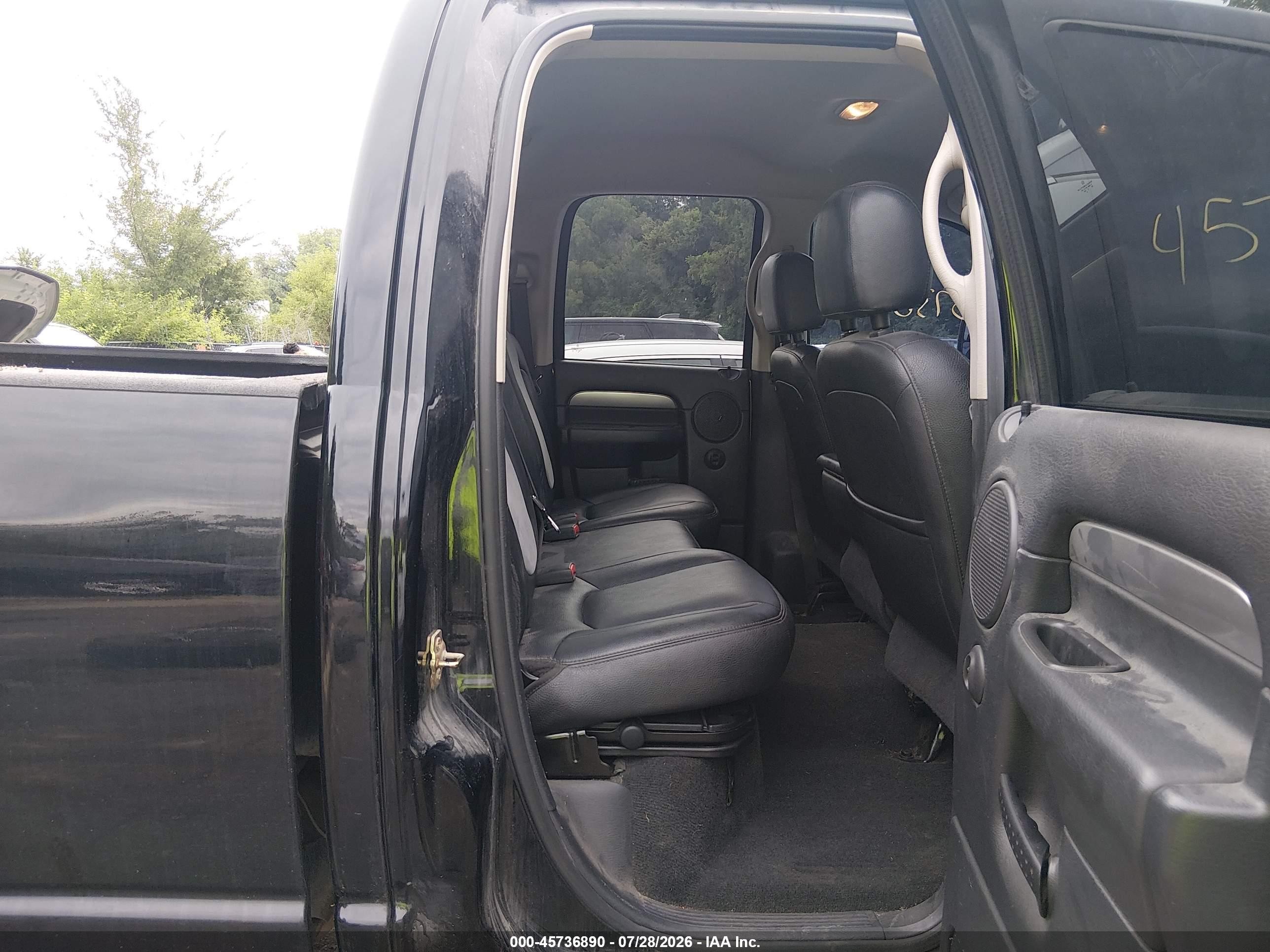 2005 Dodge Ram 1500 Slt/laramie Черный vin: 1D7HU18D75J610232