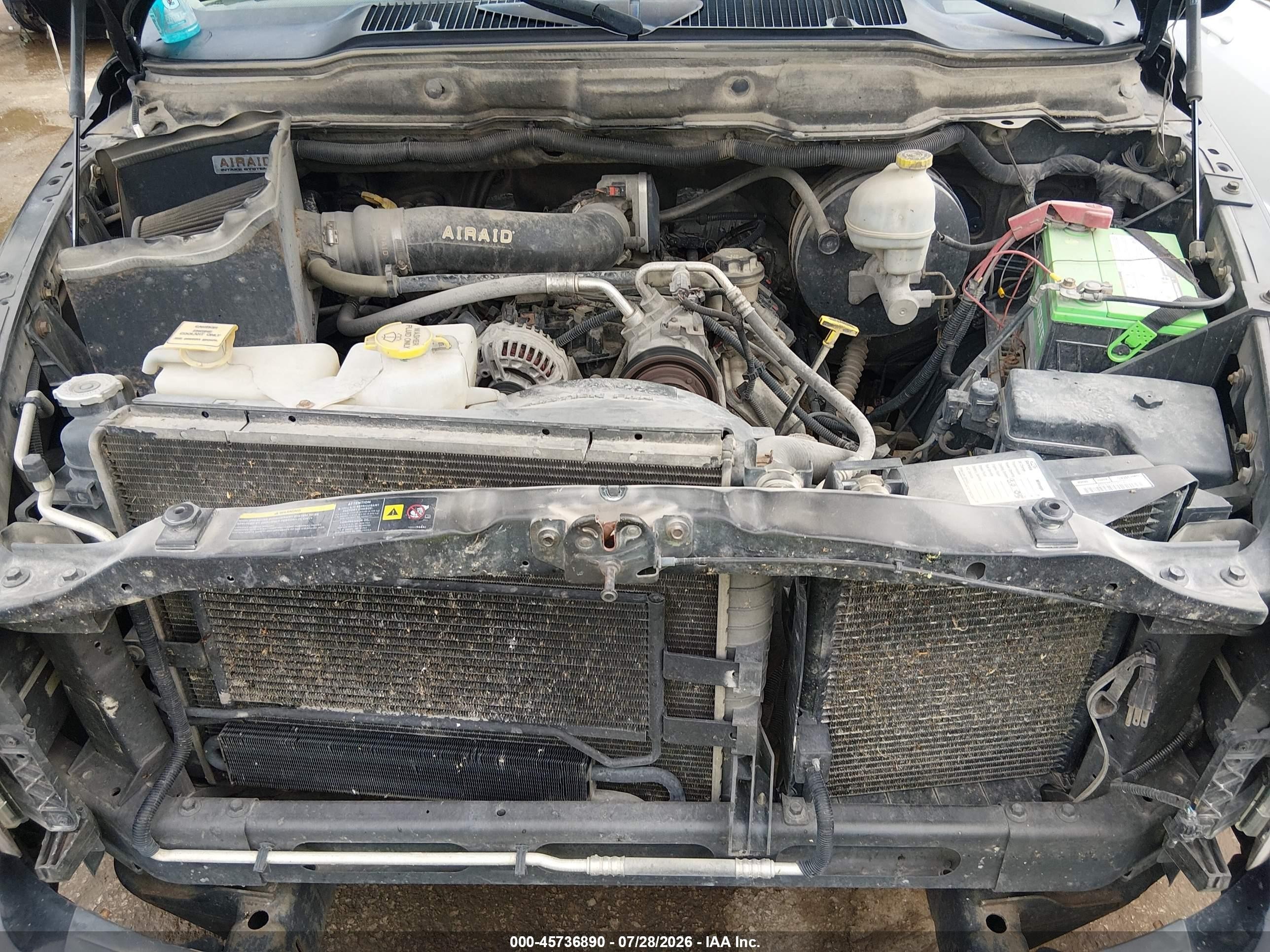 2005 Dodge Ram 1500 Slt/laramie Черный vin: 1D7HU18D75J610232