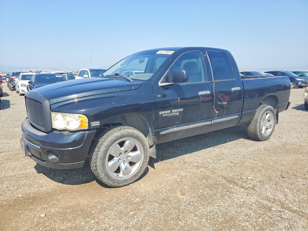 2005 Dodge Ram 1500 St Black vin: 1D7HU18D75S144764
