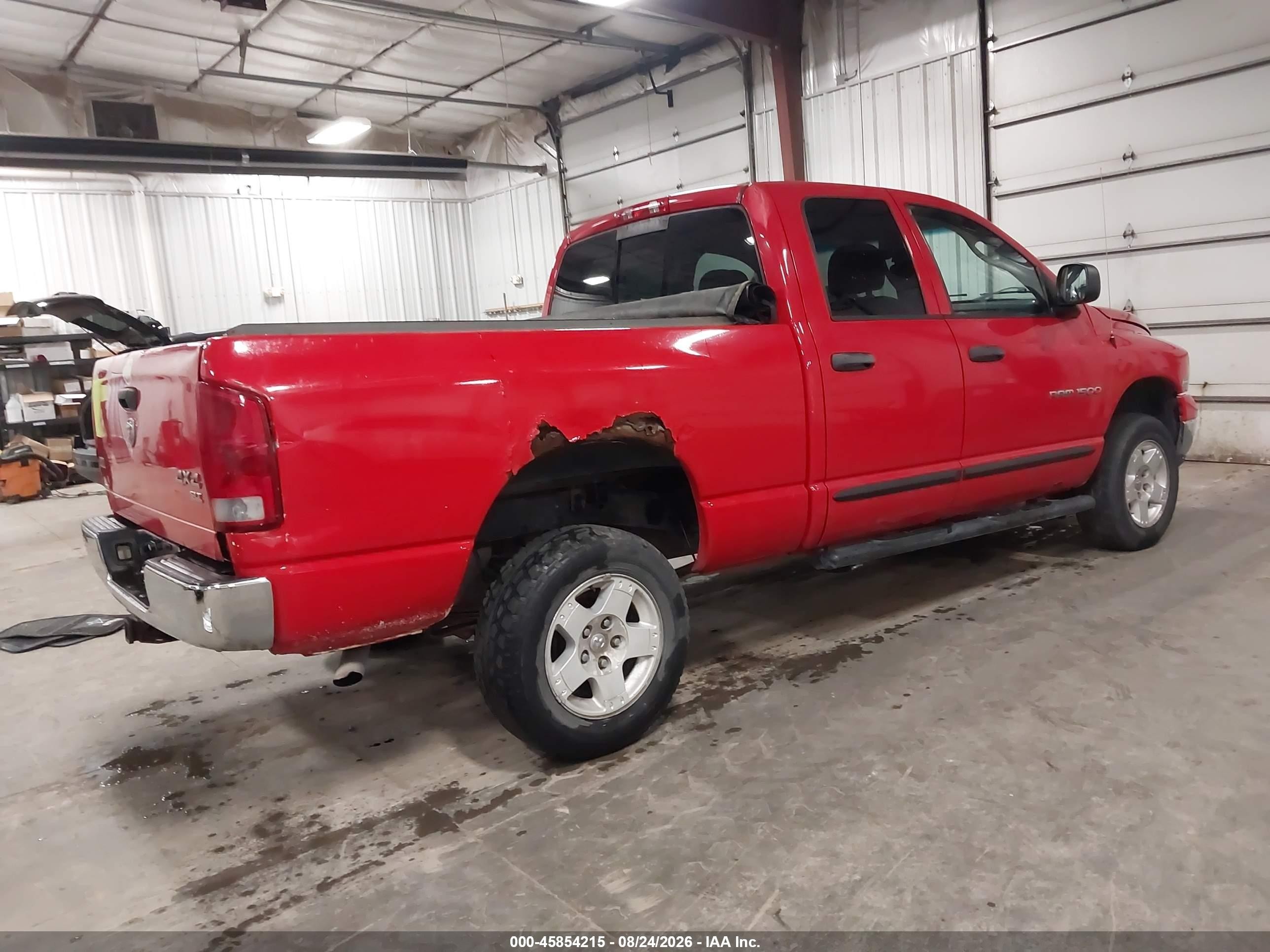 2005 Dodge Ram 1500 Slt/laramie Красный vin: 1D7HU18D75S260031