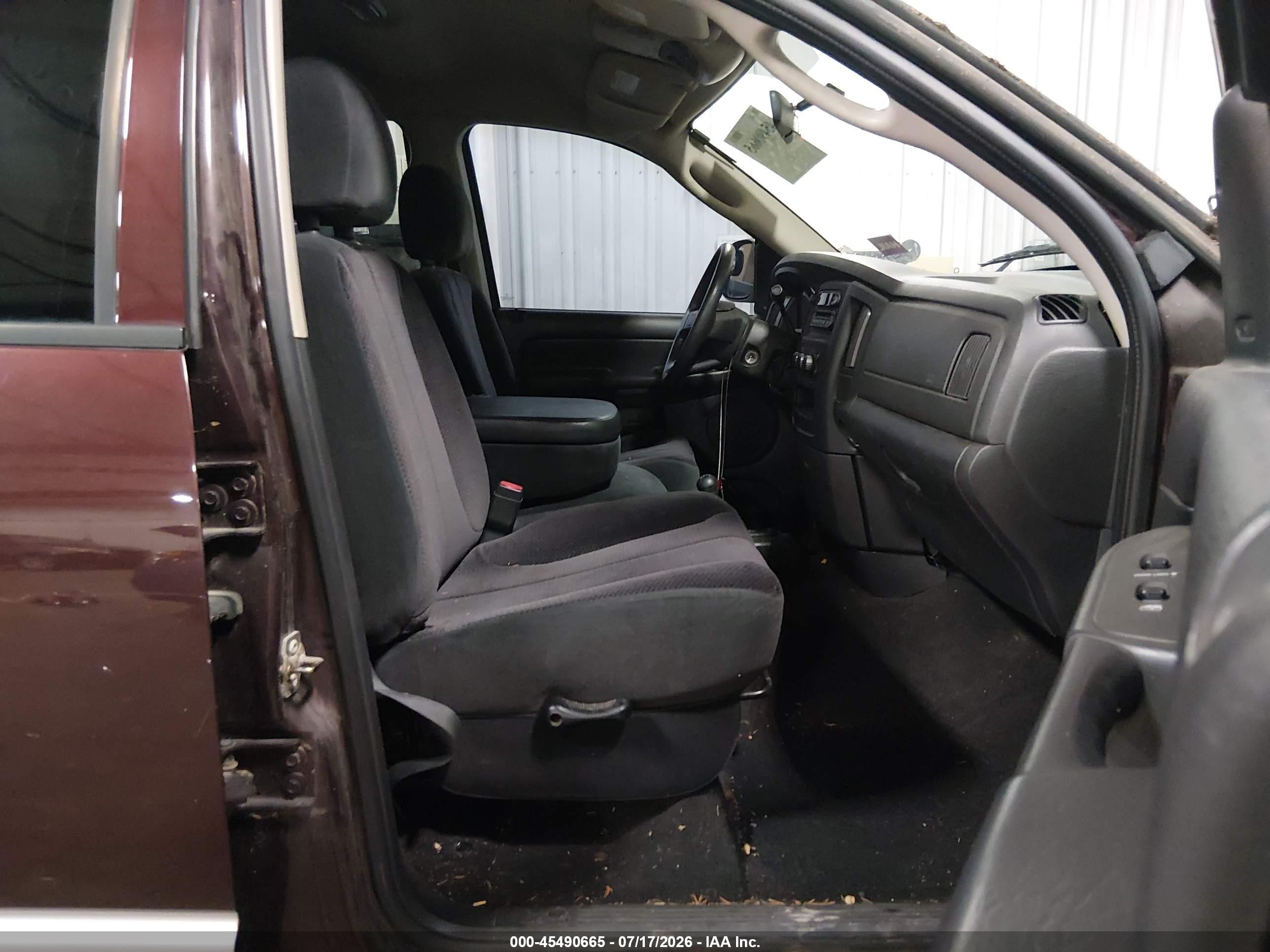 2005 Dodge Ram 1500 Slt/laramie Maroon vin: 1D7HU18D75S340848