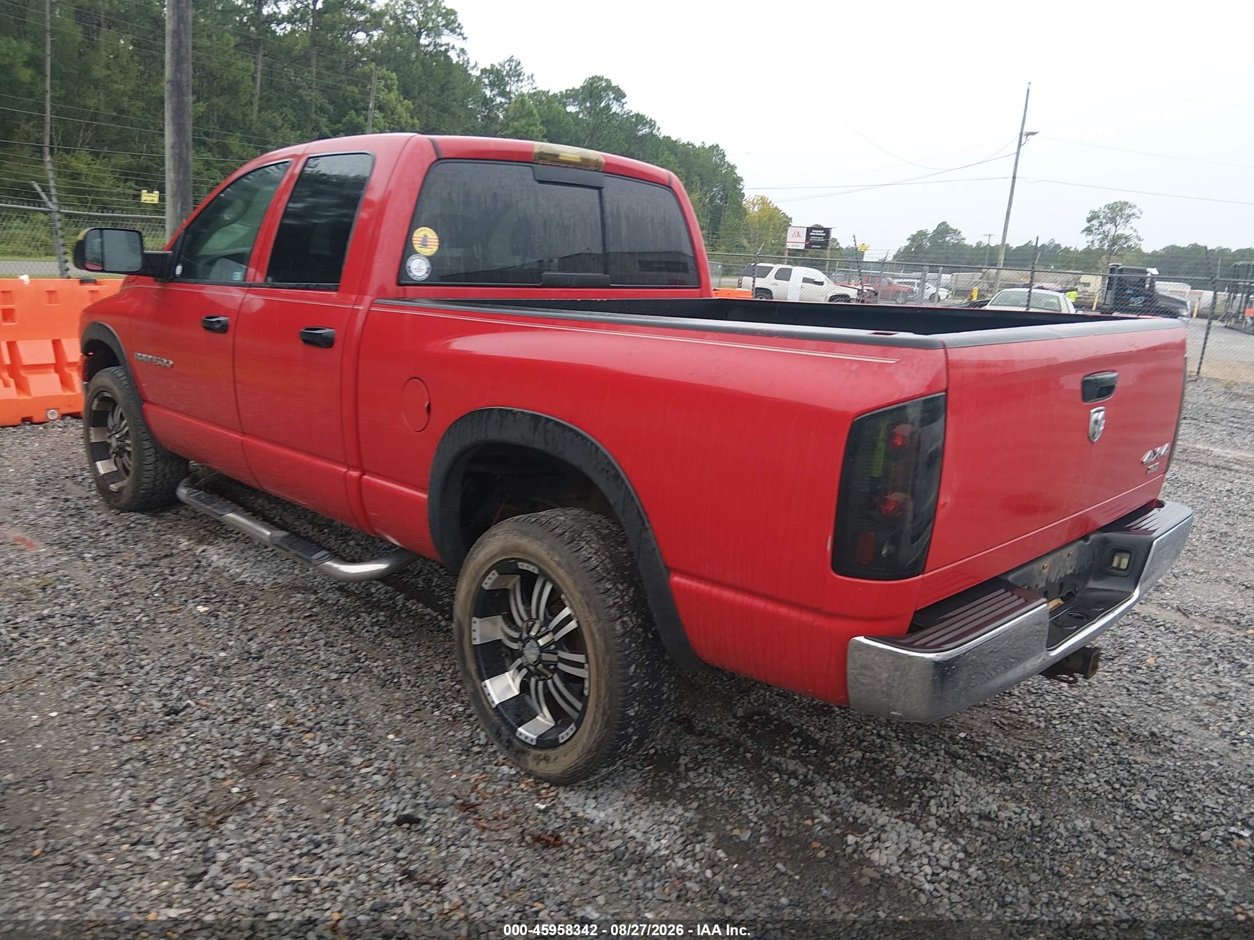 2005 Dodge Ram 1500 Slt/laramie Красный vin: 1D7HU18D75S352417