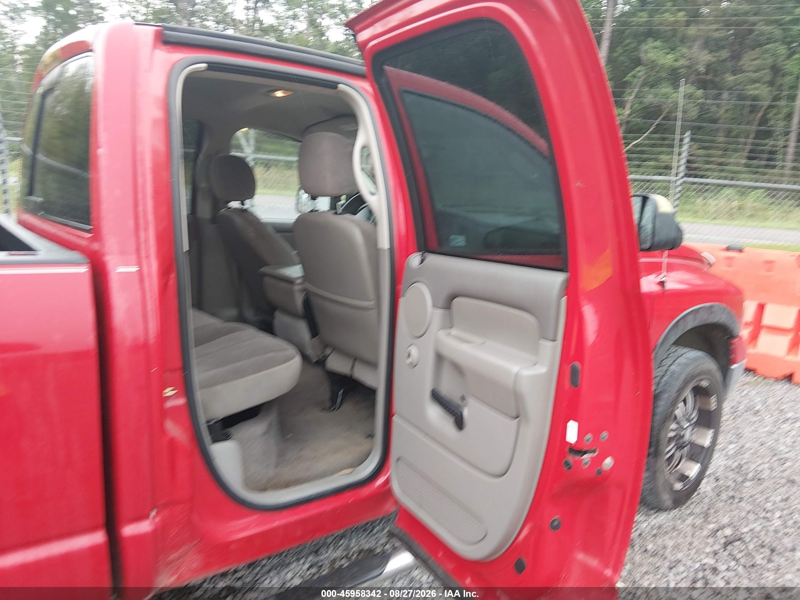 2005 Dodge Ram 1500 Slt/laramie Красный vin: 1D7HU18D75S352417