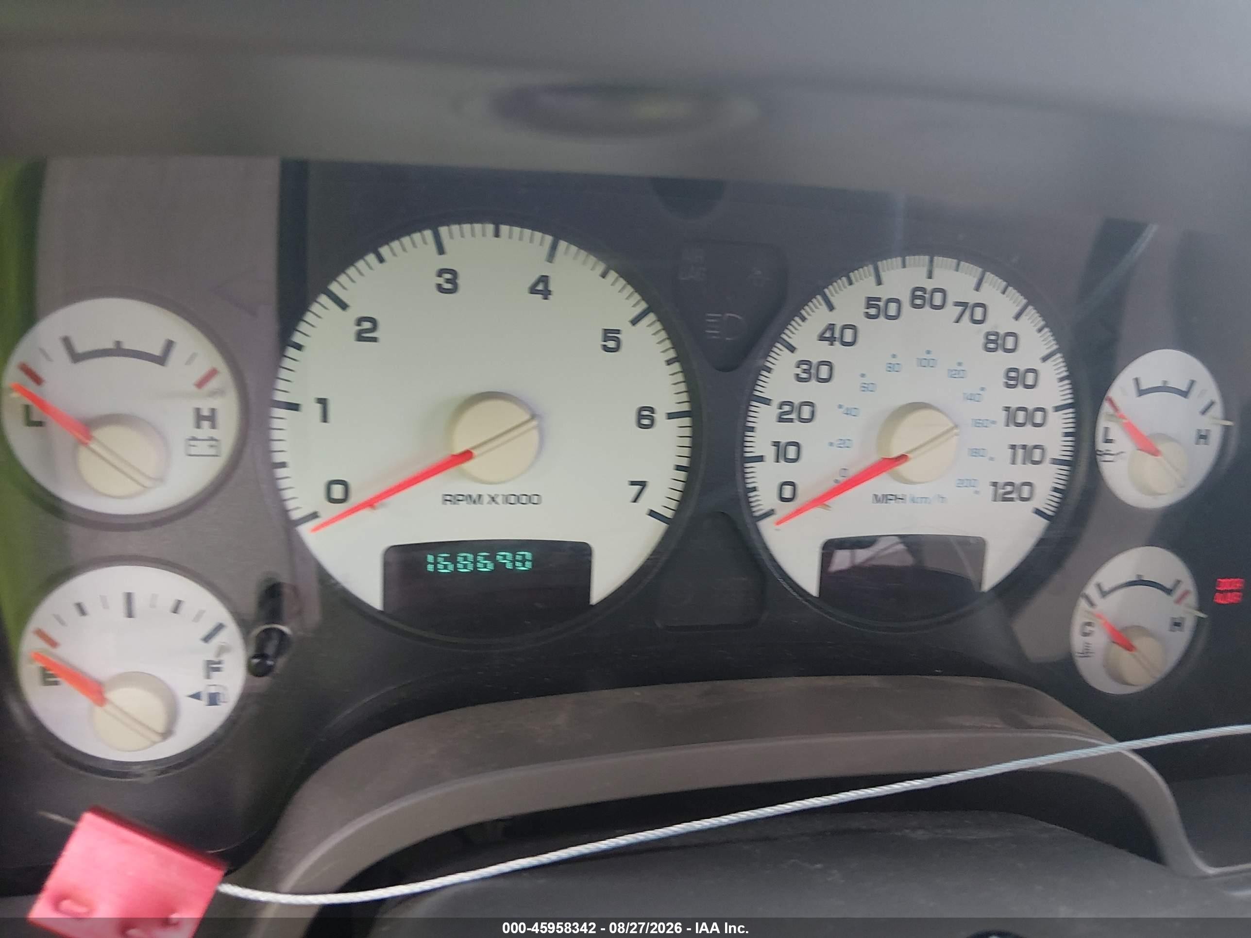 2005 Dodge Ram 1500 Slt/laramie Красный vin: 1D7HU18D75S352417
