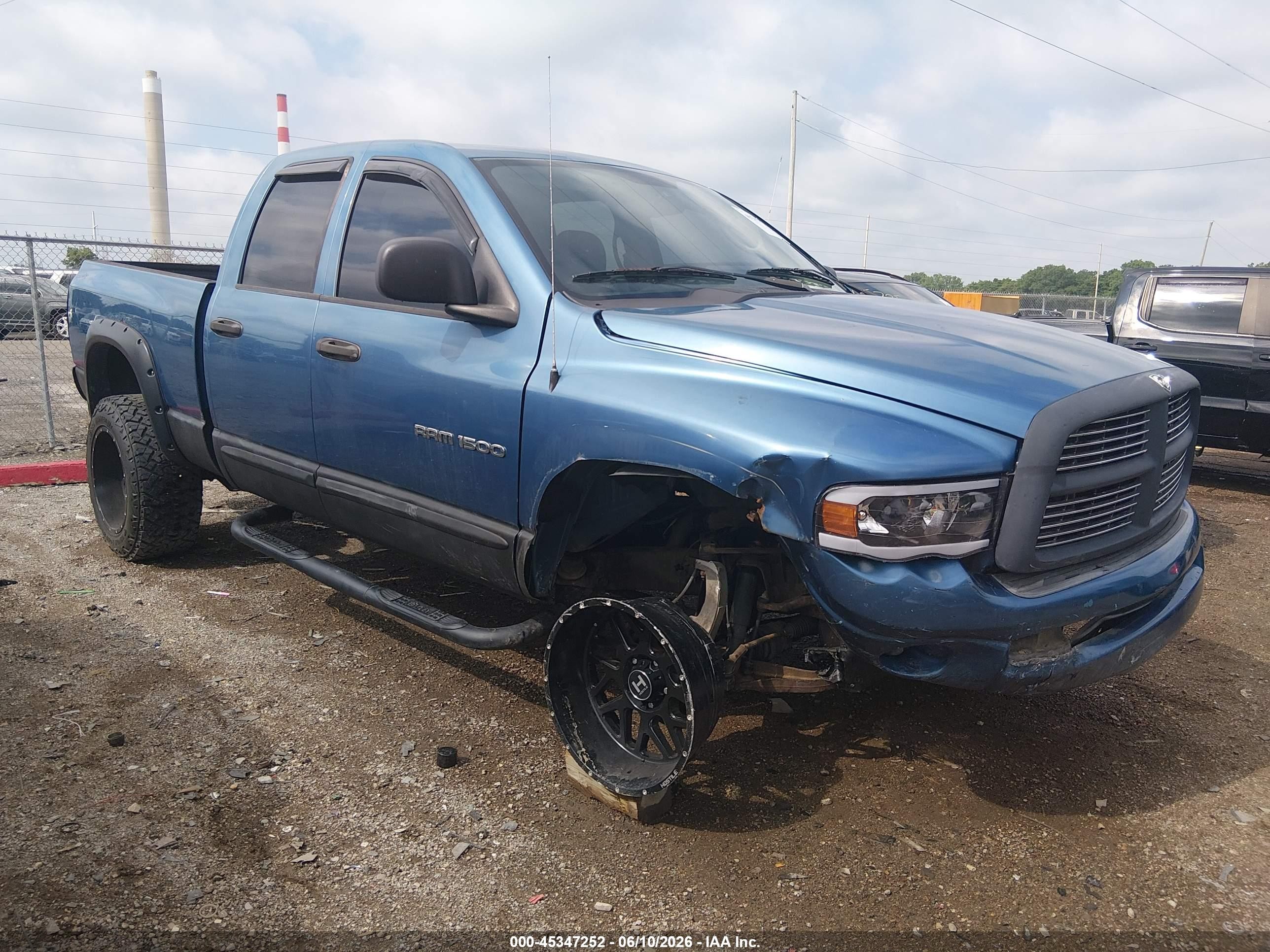 2004 Dodge Ram 1500 Slt/laramie Blue vin: 1D7HU18D84J176241