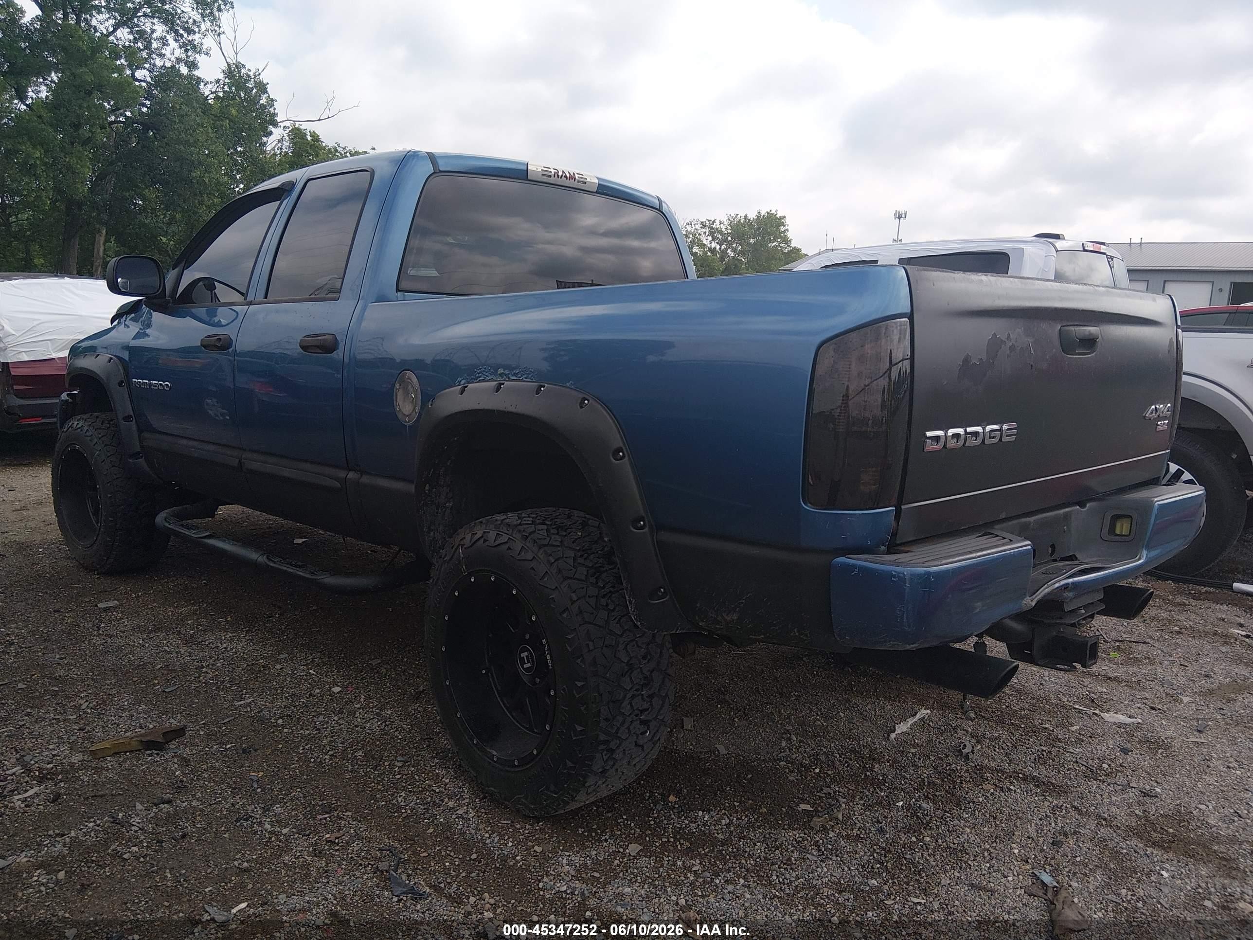 2004 Dodge Ram 1500 Slt/laramie Blue vin: 1D7HU18D84J176241
