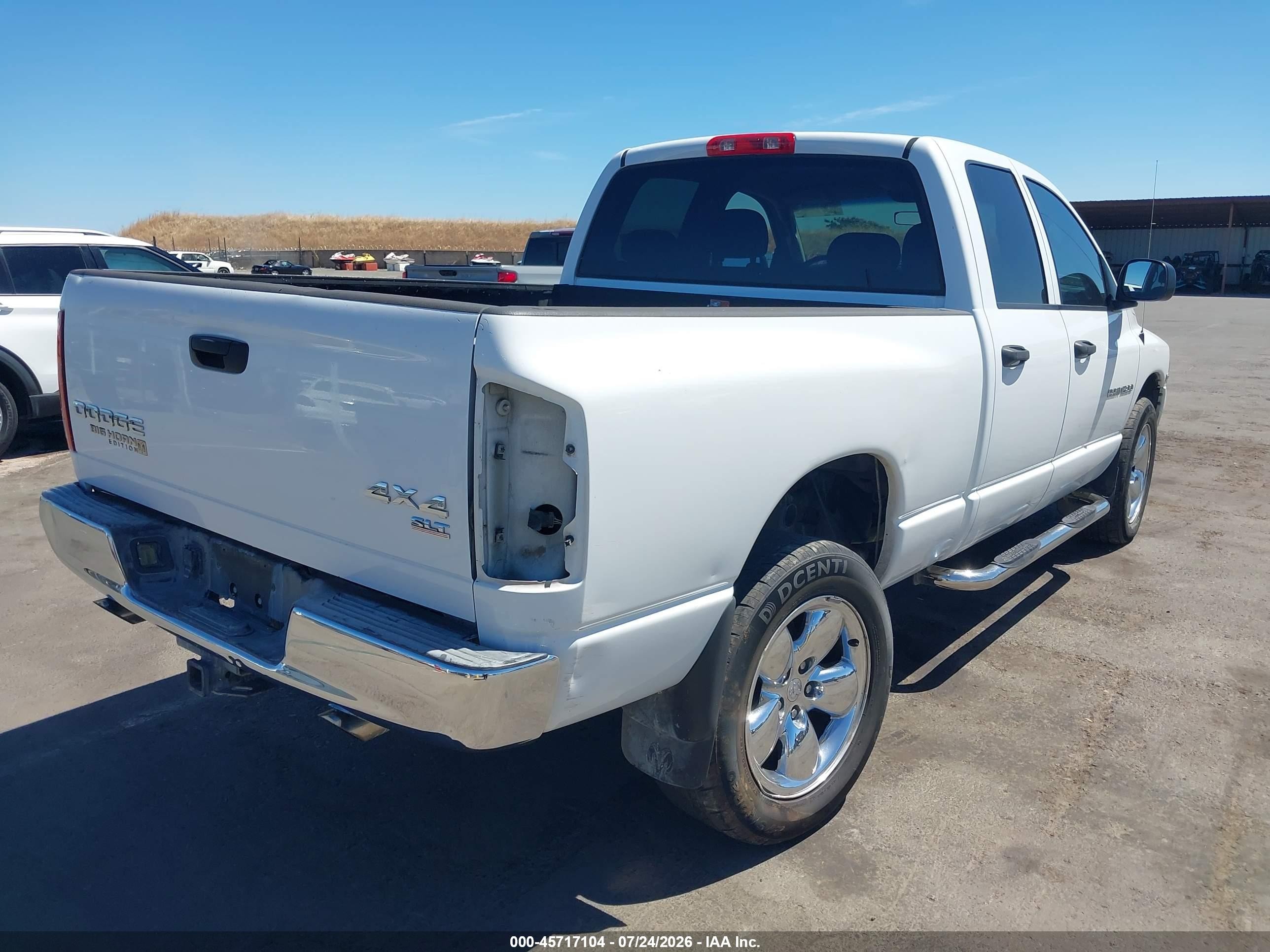 2004 Dodge Ram 1500 Slt/laramie Белый vin: 1D7HU18D84S553404