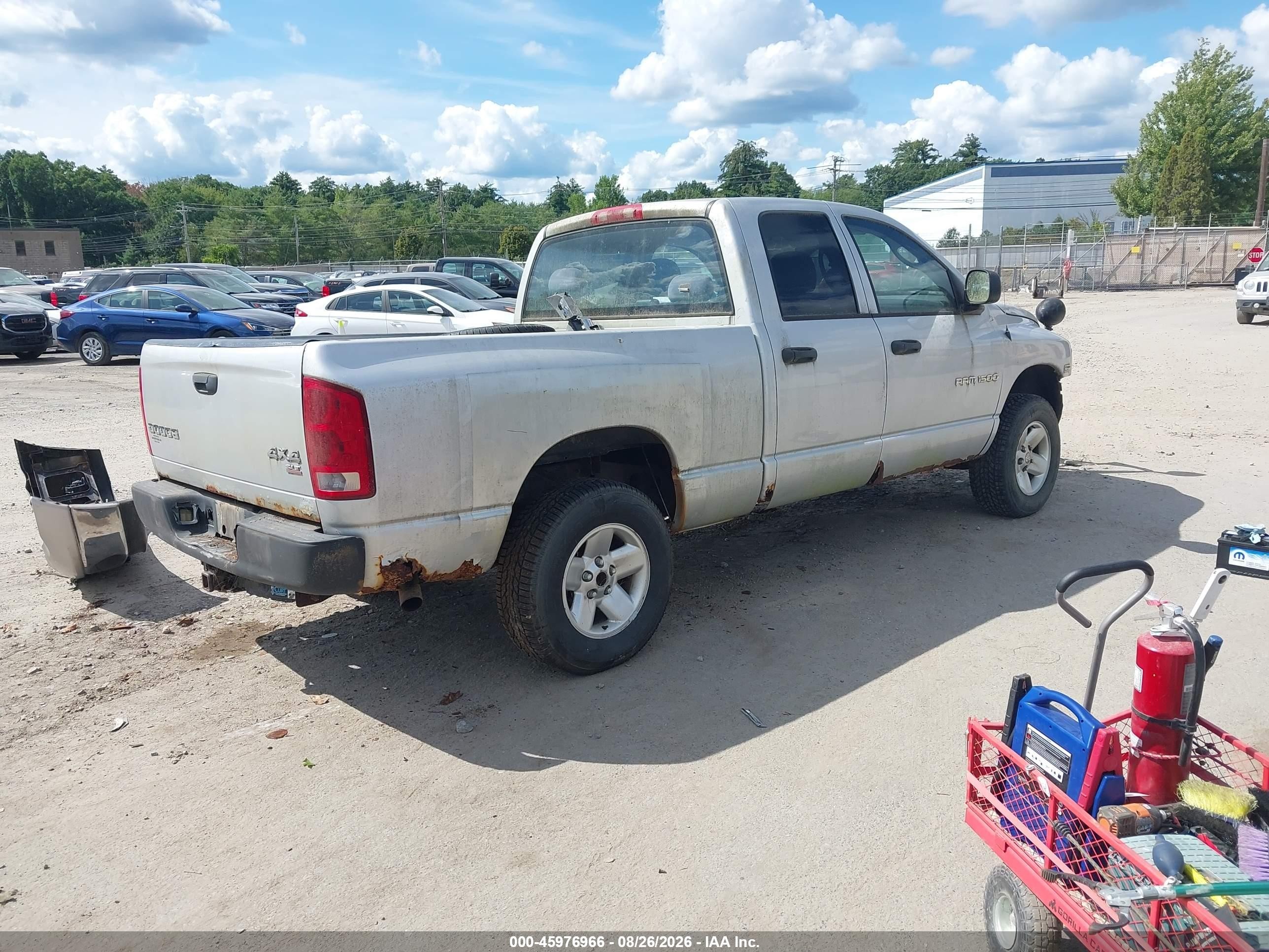 2004 Dodge Ram 1500 Slt/laramie Silver vin: 1D7HU18D84S607459