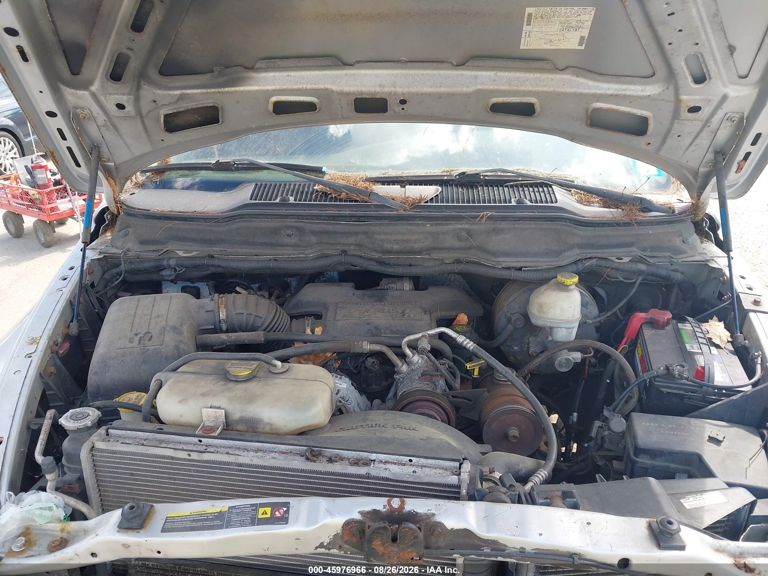2004 Dodge Ram 1500 Slt/laramie Silver vin: 1D7HU18D84S607459