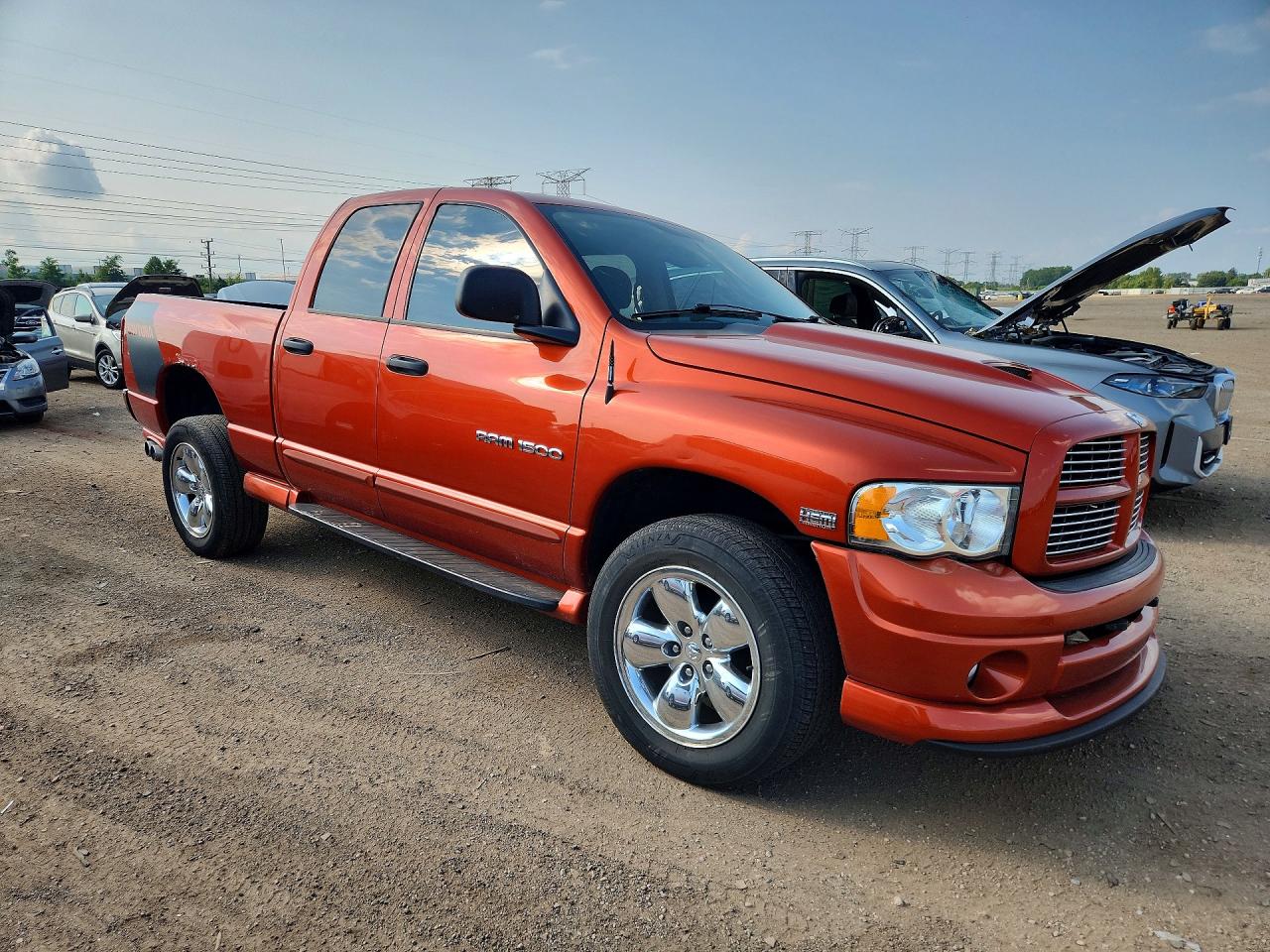 2005 Dodge Ram 1500 St Orange vin: 1D7HU18D85J602558