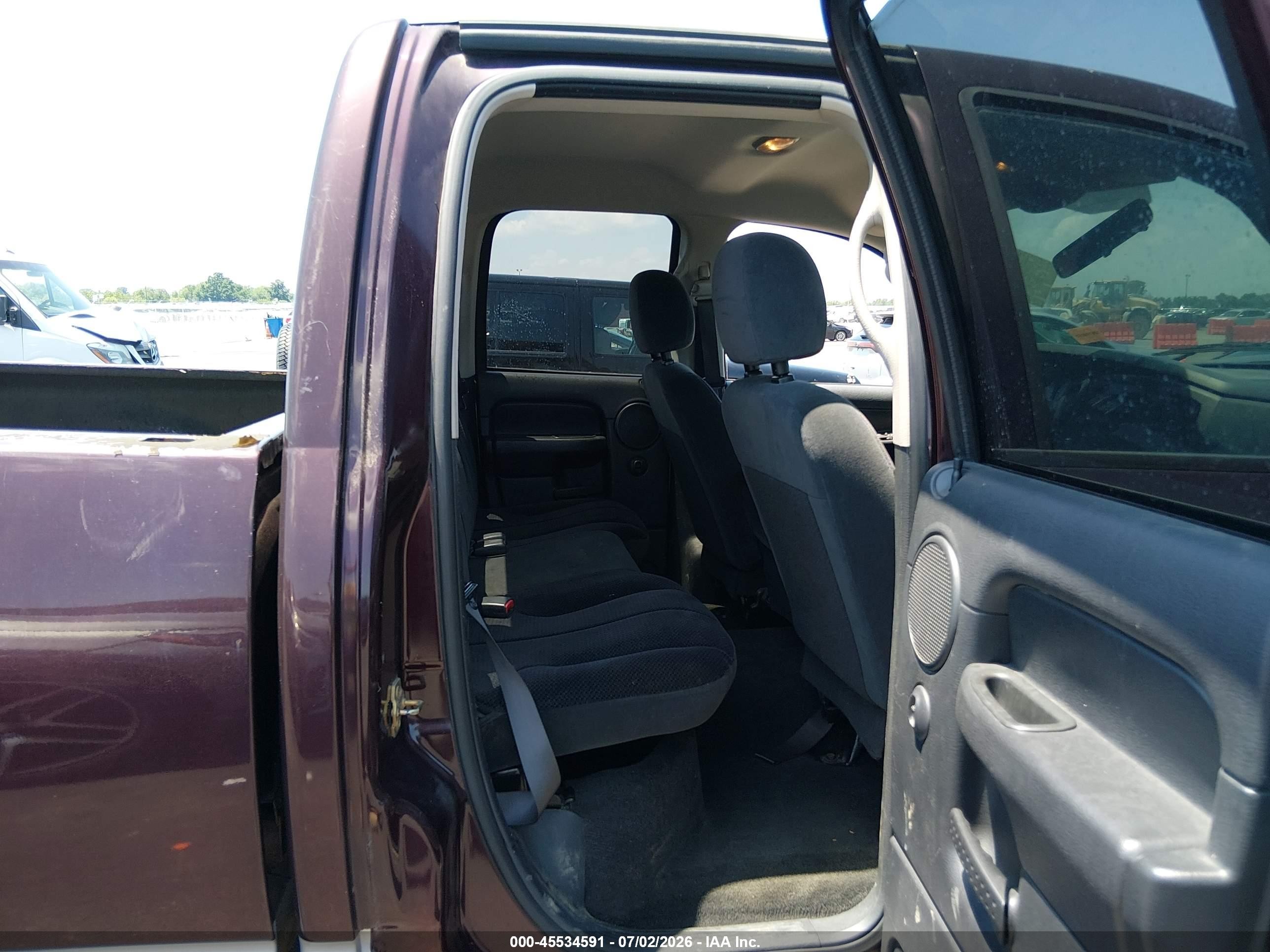 2005 Dodge Ram 1500 Slt/laramie Maroon vin: 1D7HU18D85S211629