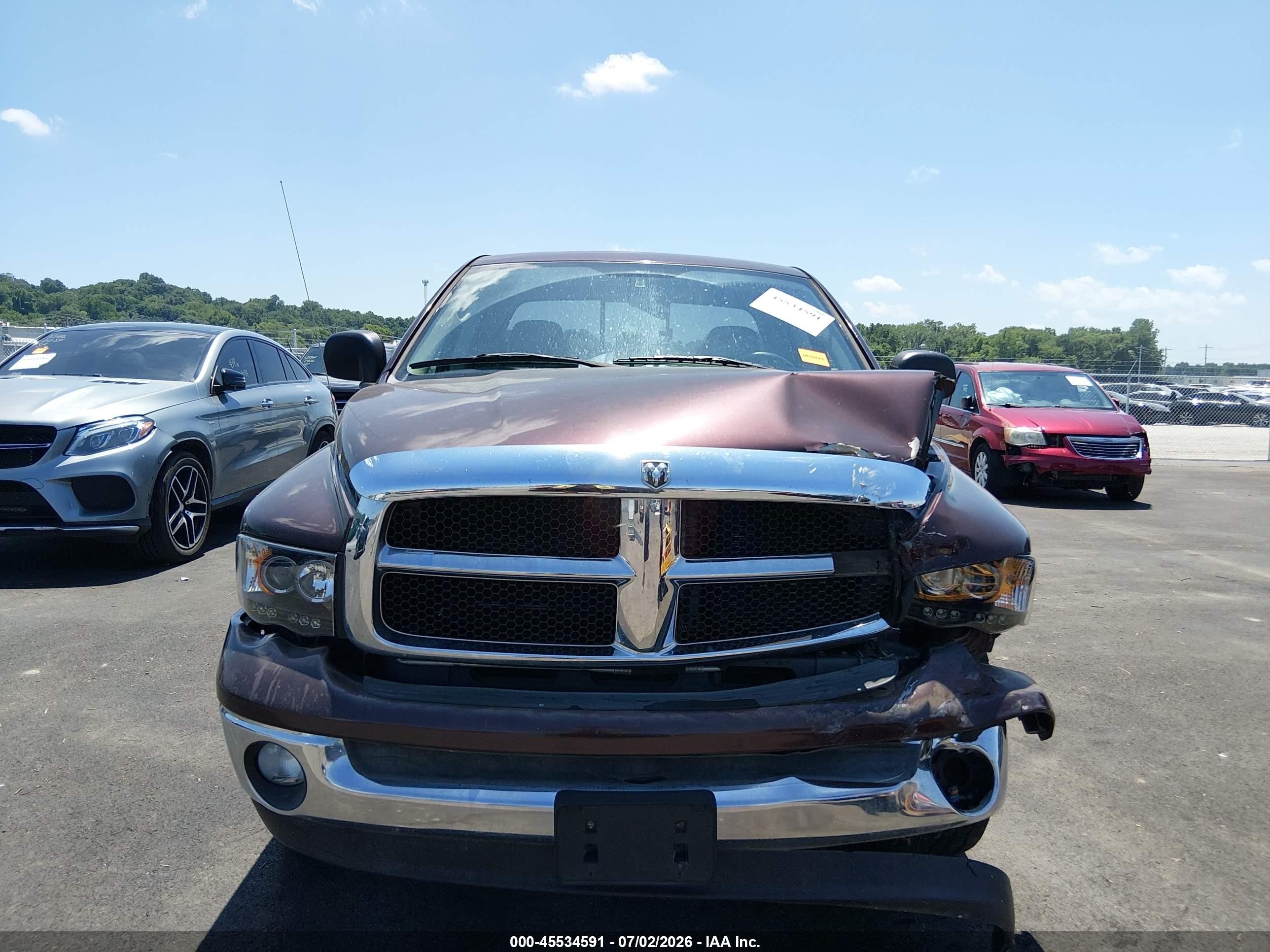 2005 Dodge Ram 1500 Slt/laramie Maroon vin: 1D7HU18D85S211629