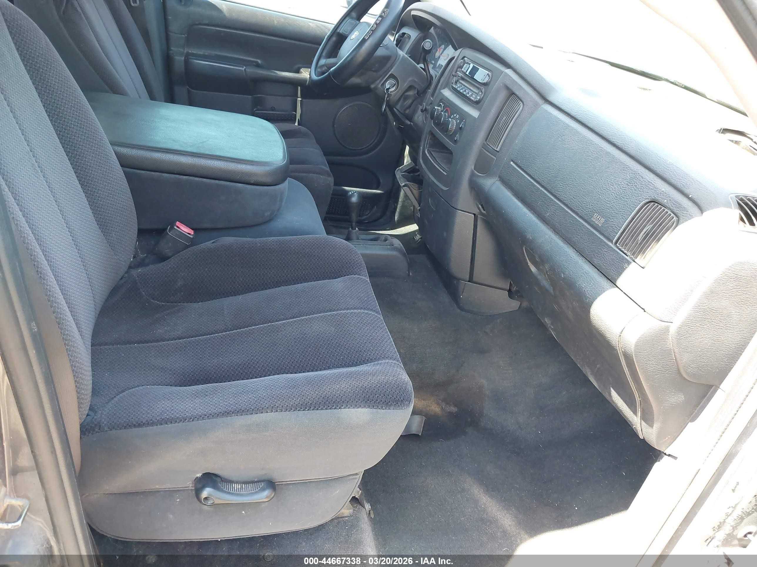2004 Dodge Ram 1500 Slt/laramie Серый vin: 1D7HU18D94S551287