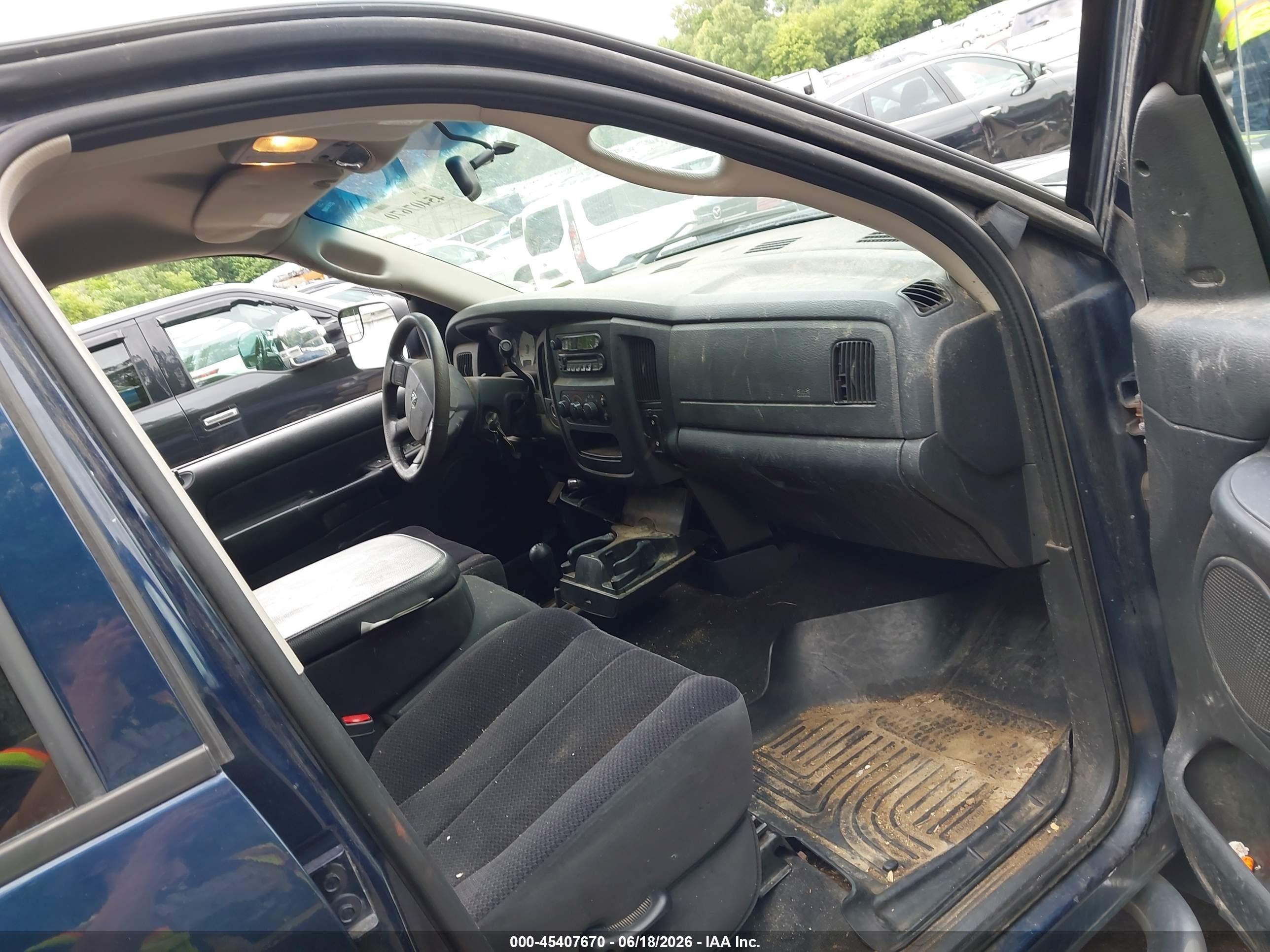 2004 Dodge Ram 1500 Slt/laramie Синий vin: 1D7HU18D94S598643