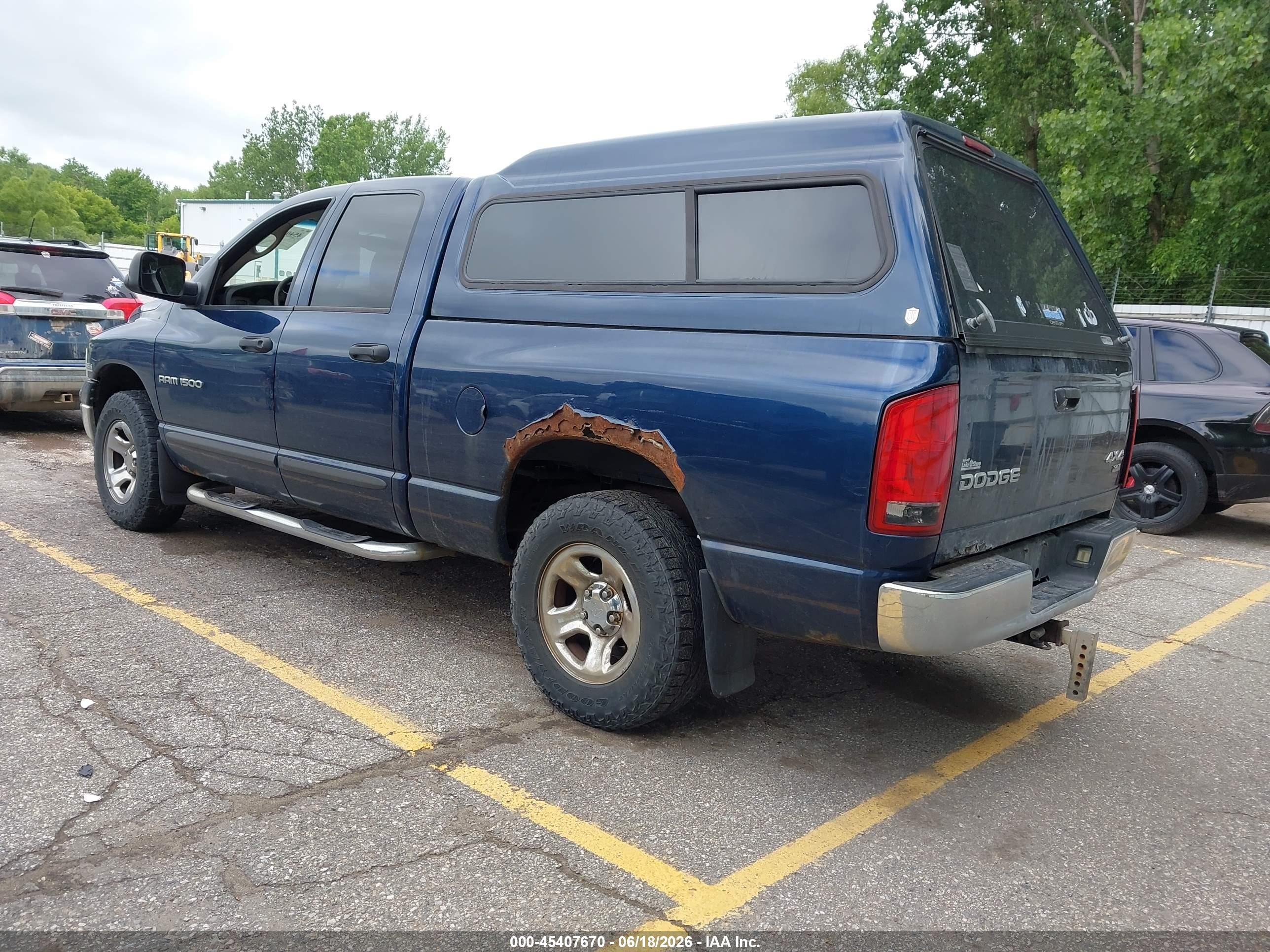 2004 Dodge Ram 1500 Slt/laramie Синий vin: 1D7HU18D94S598643
