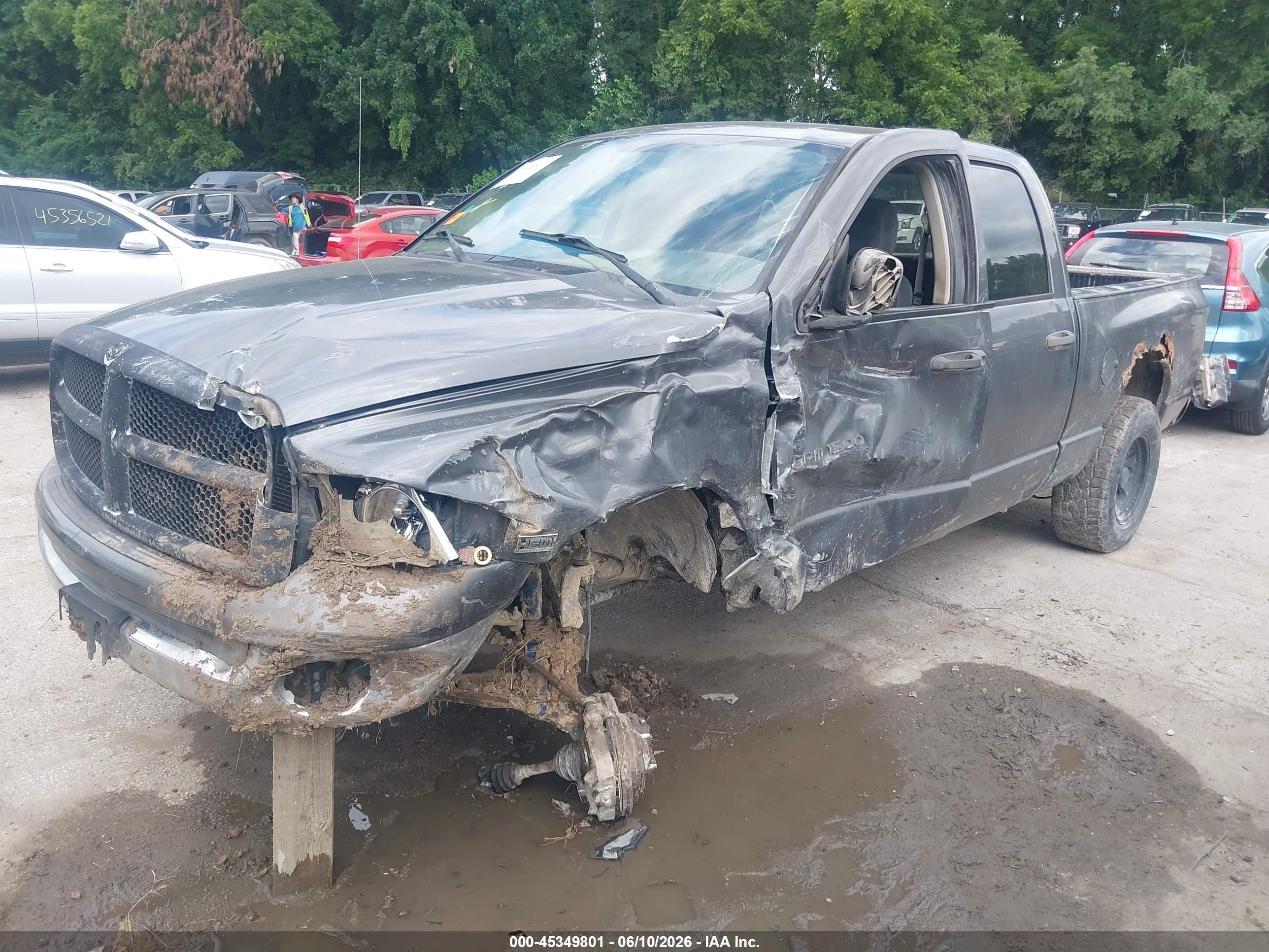 2004 Dodge Ram 1500 Slt/laramie Серый vin: 1D7HU18D94S760769