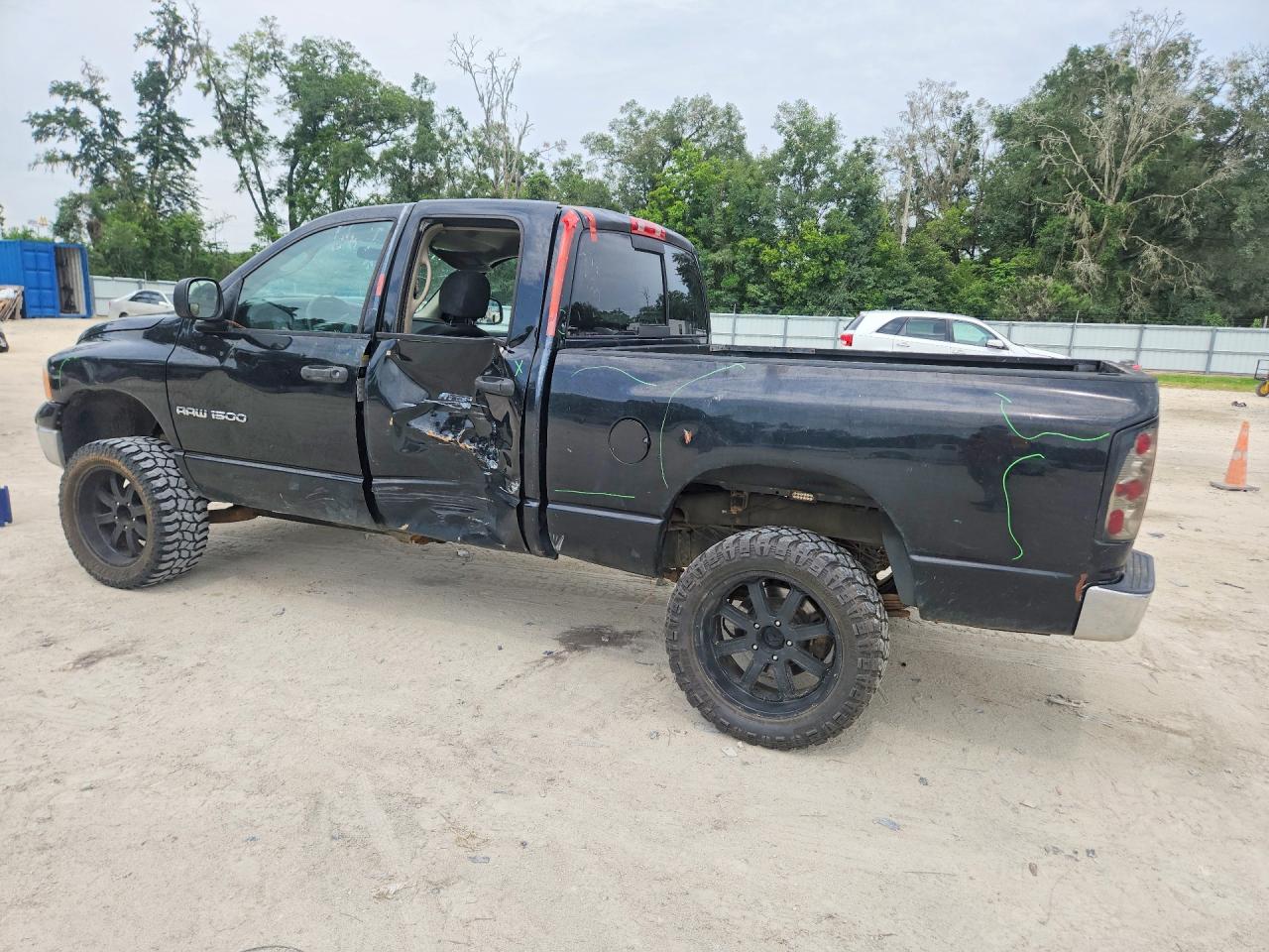 2005 Dodge Ram 1500 St Black vin: 1D7HU18D95J572552