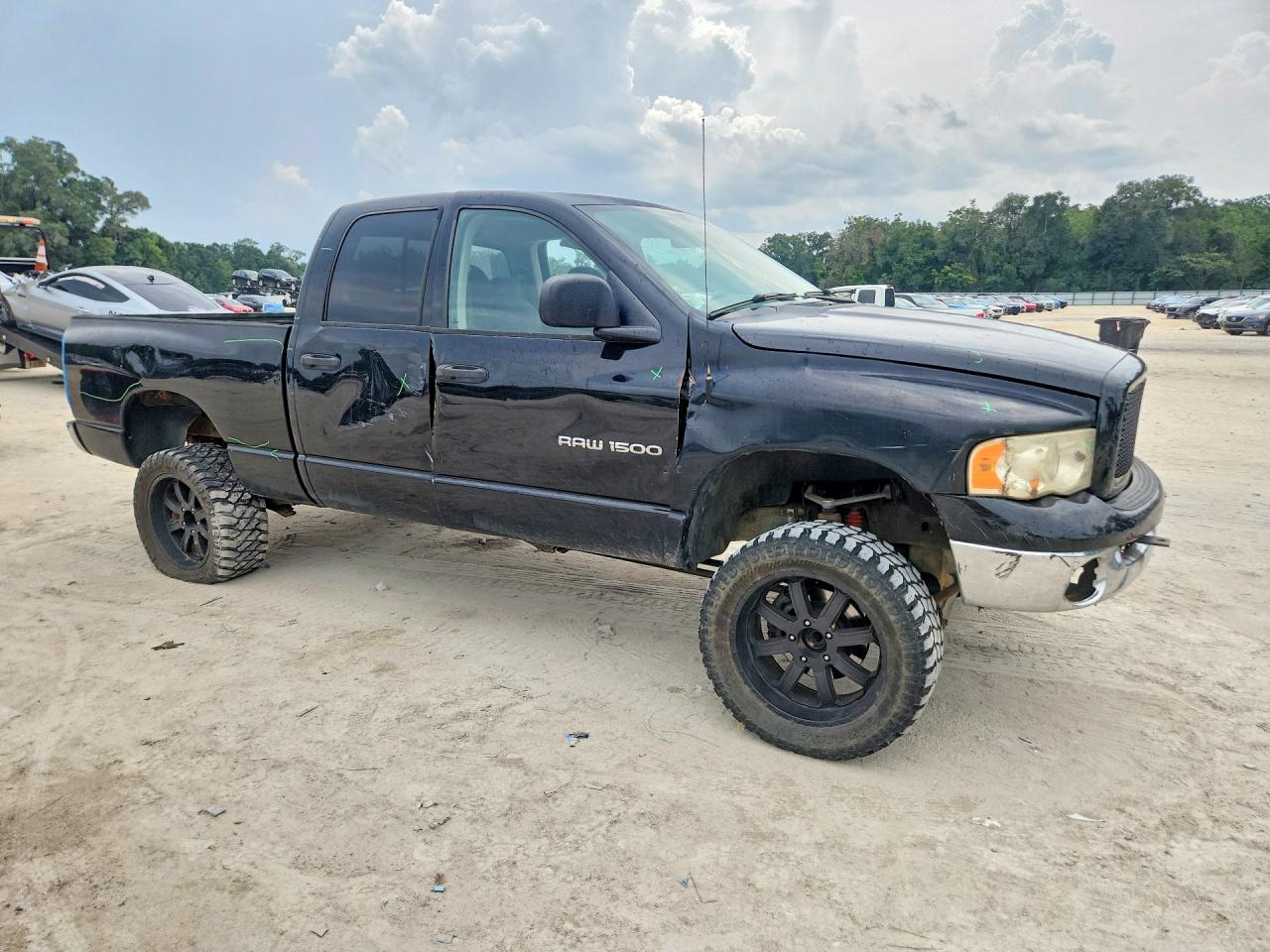 2005 Dodge Ram 1500 St Black vin: 1D7HU18D95J572552