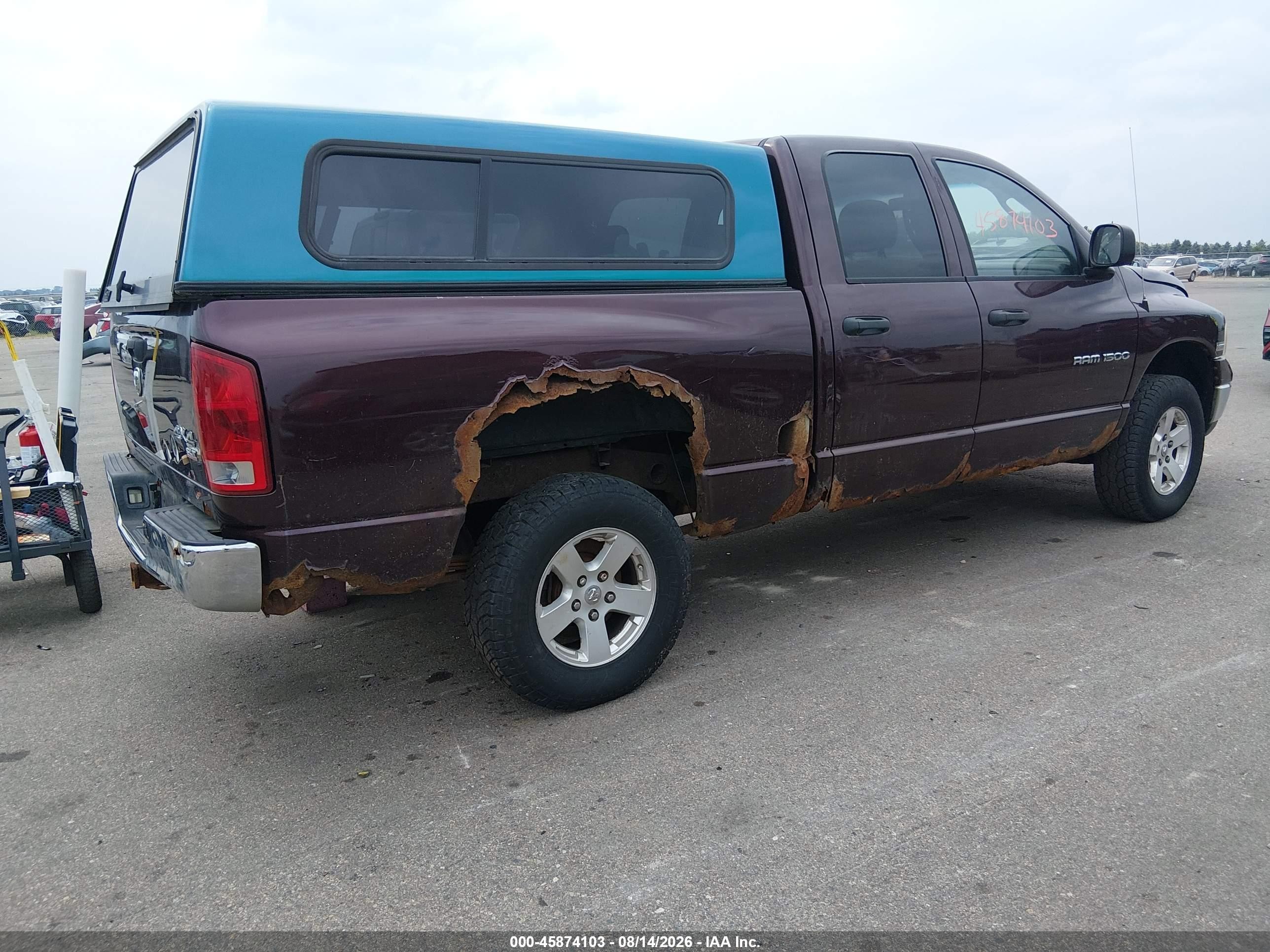 2005 Dodge Ram 1500 Slt/laramie Purple vin: 1D7HU18D95S321671